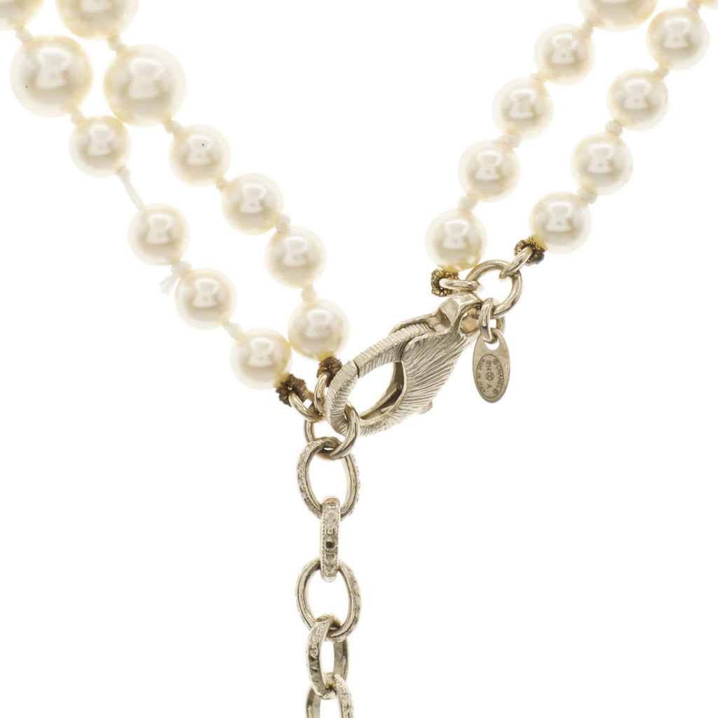 Chanel Pearl Double Strand Necklace