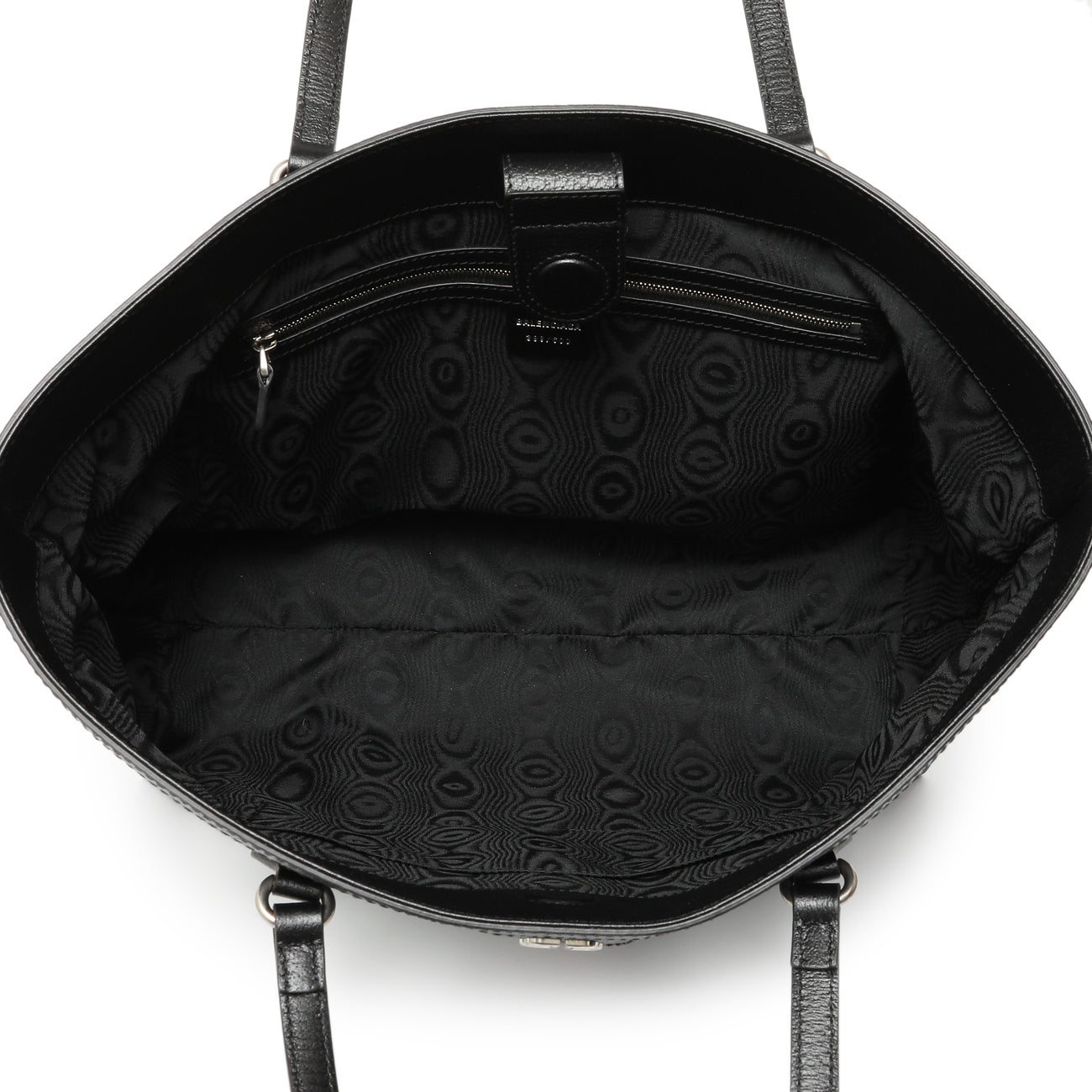 Gucci X Balenciaga BB Monogram Web Graffiti Medium Ophidia Shopping Tote