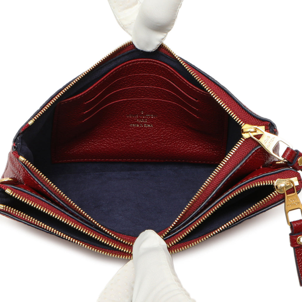 Louis Vuitton Cherry Berry Empreinte Double Zip Pochette