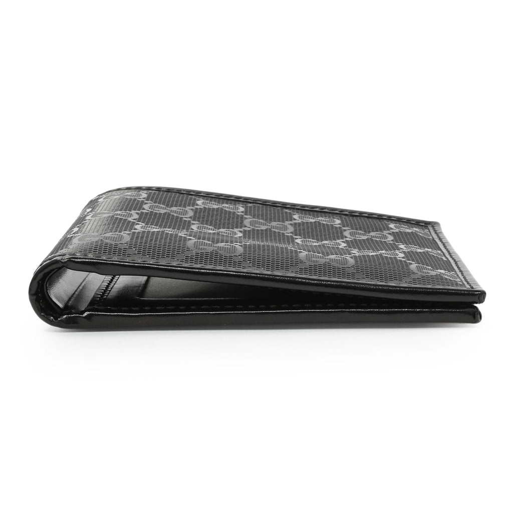 Gucci Black Imprime Monogram Bifold Wallet