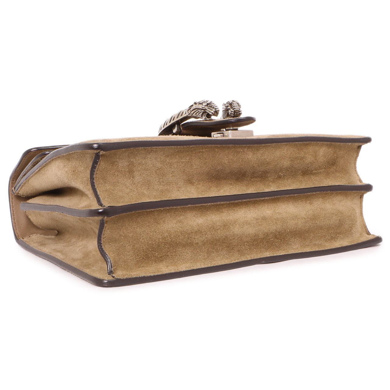 Gucci Taupe Suede Small Dionysus Shoulder Bag