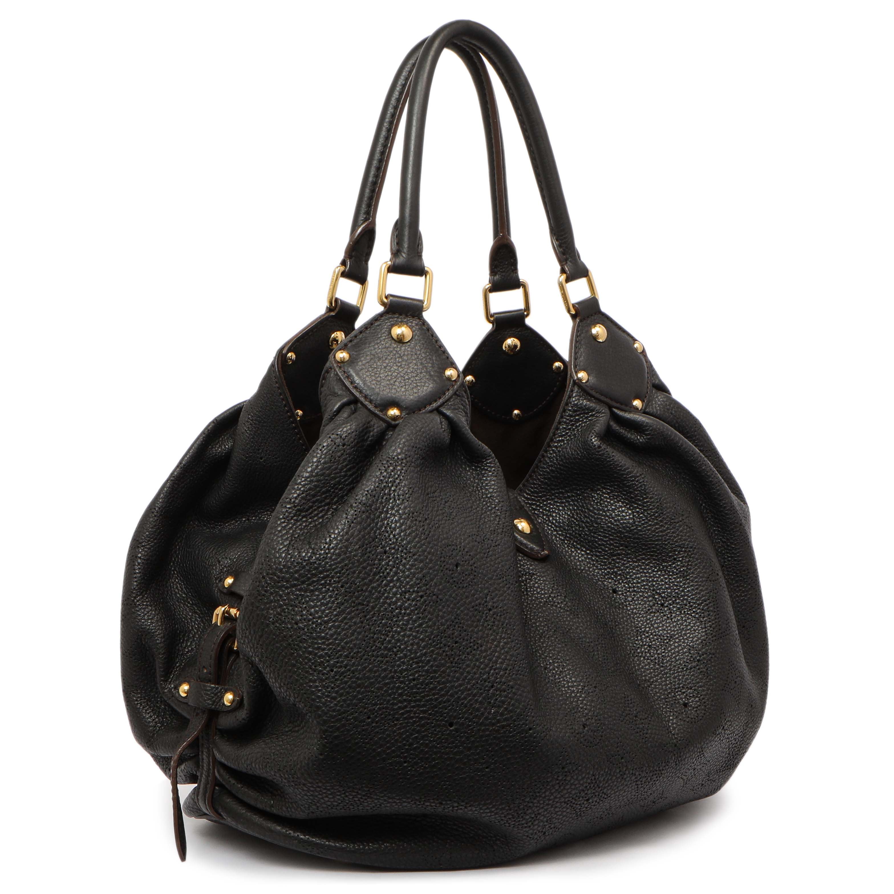 Louis Vuitton Black Monogram Mahina L