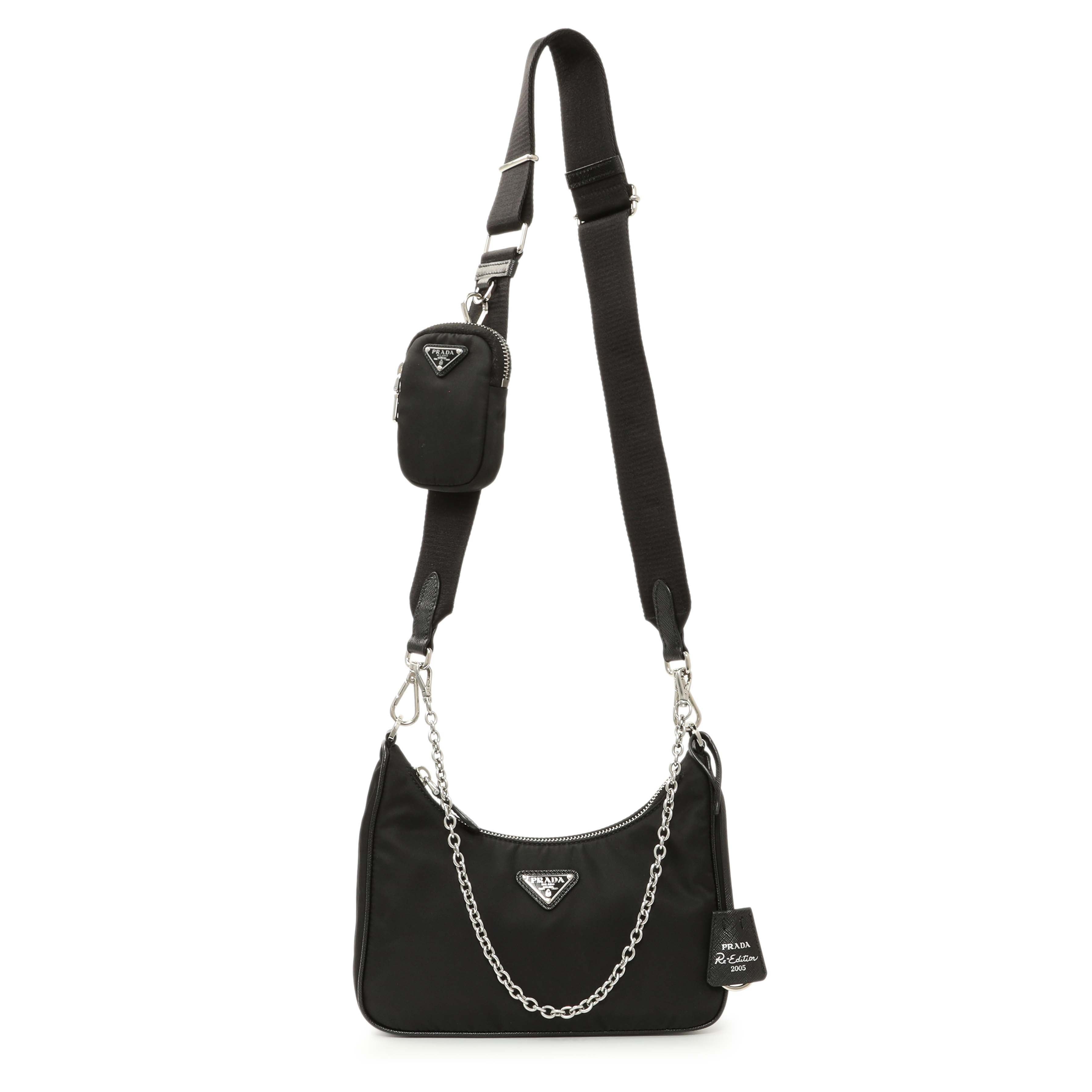 Prada Black Re-Nylon Re-Edition 2005 Shoulder Bag