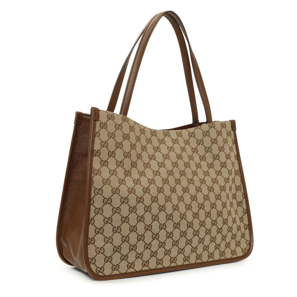 Gucci Monogram Horsebit 1955 Tote Bag