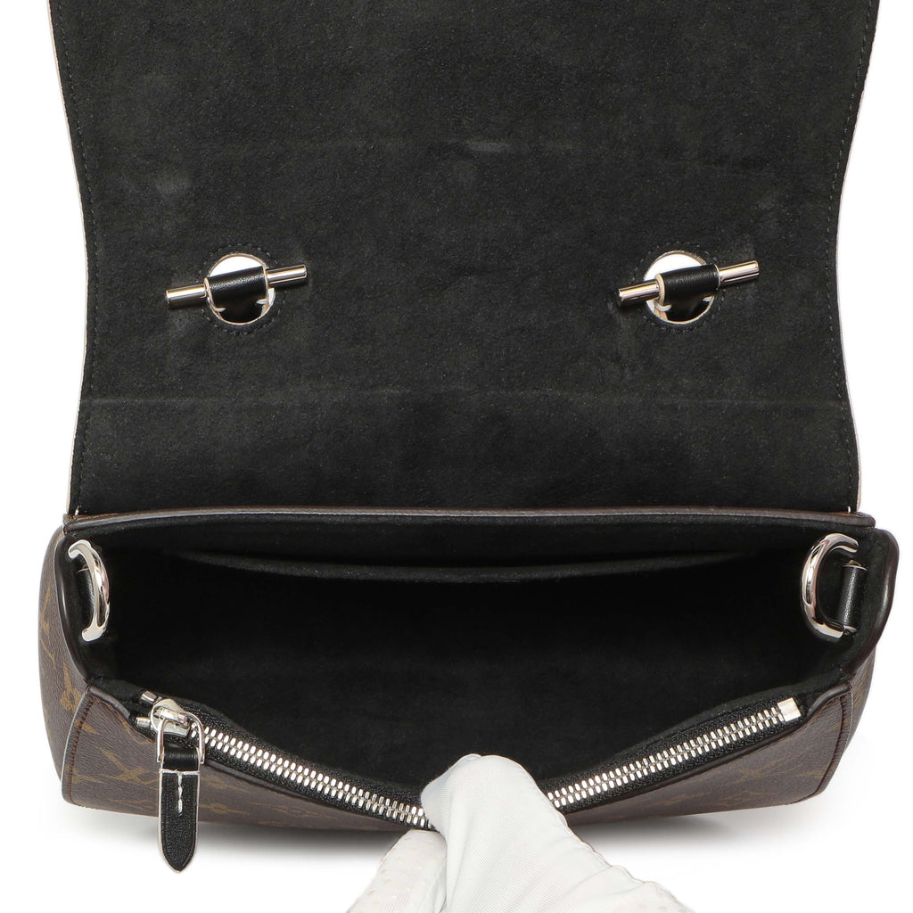 Louis Vuitton Black Calfskin Monogram Chain It PM