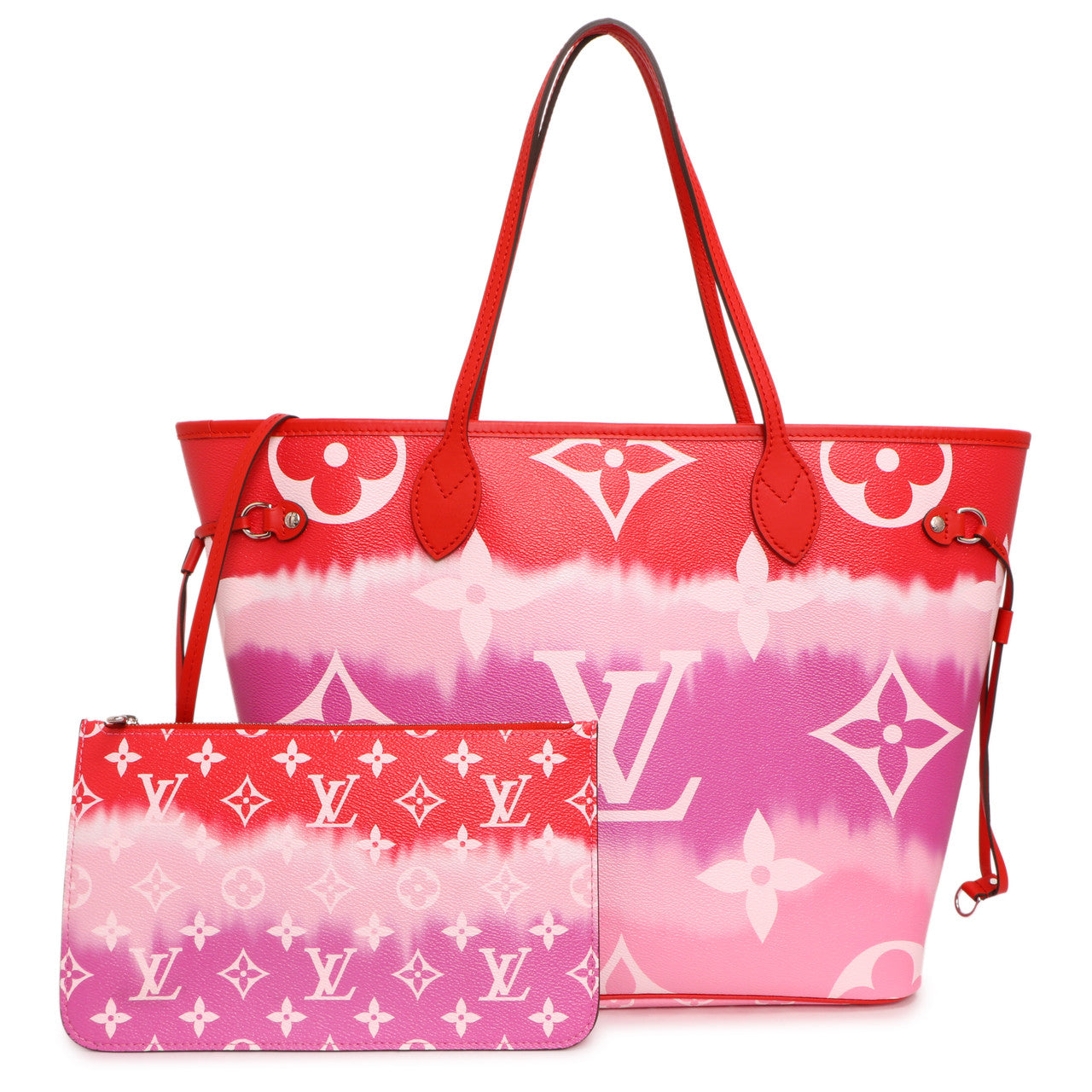 Louis Vuitton Monogram Rouge Escale Neverfull MM