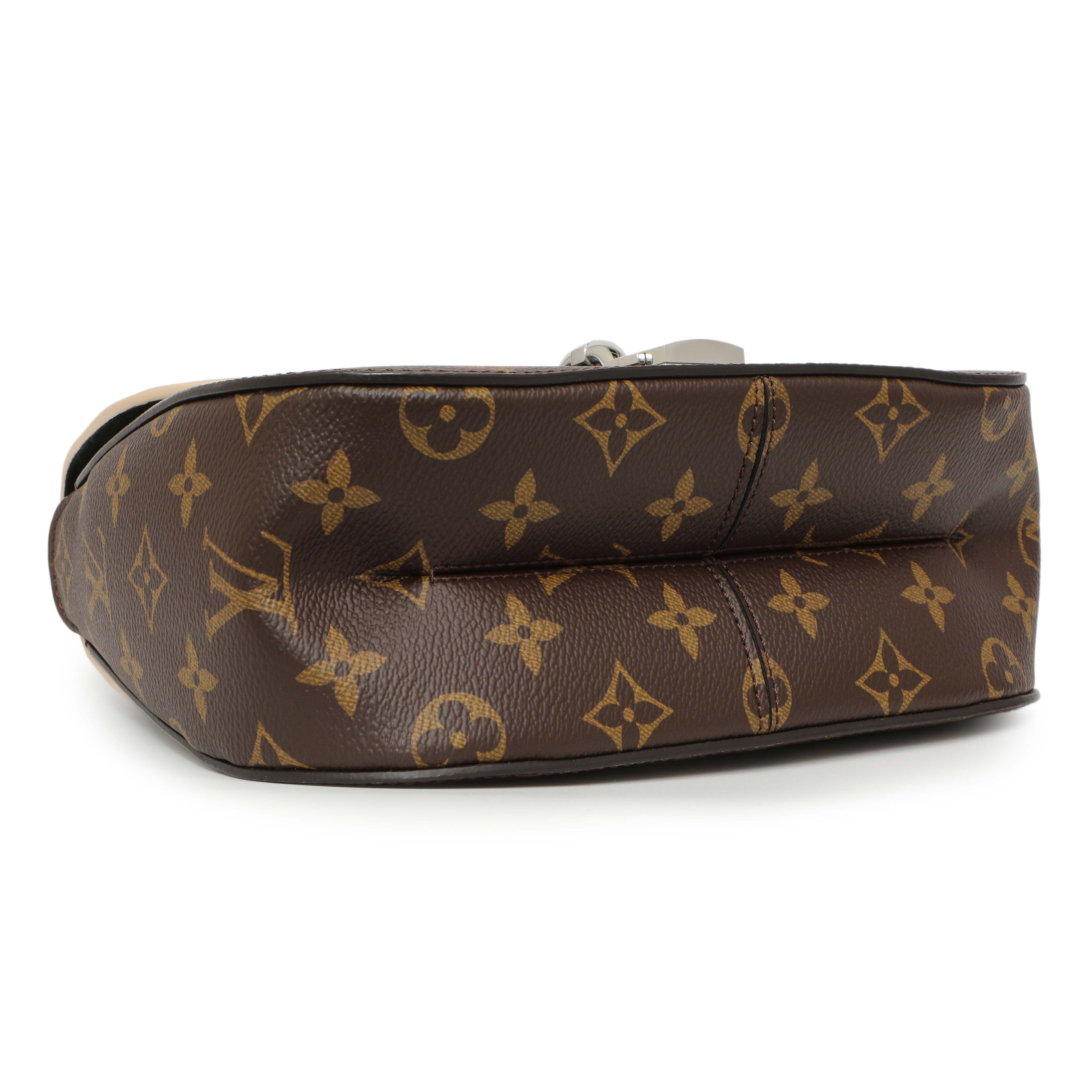 Louis Vuitton Black Calfskin Monogram Chain It PM