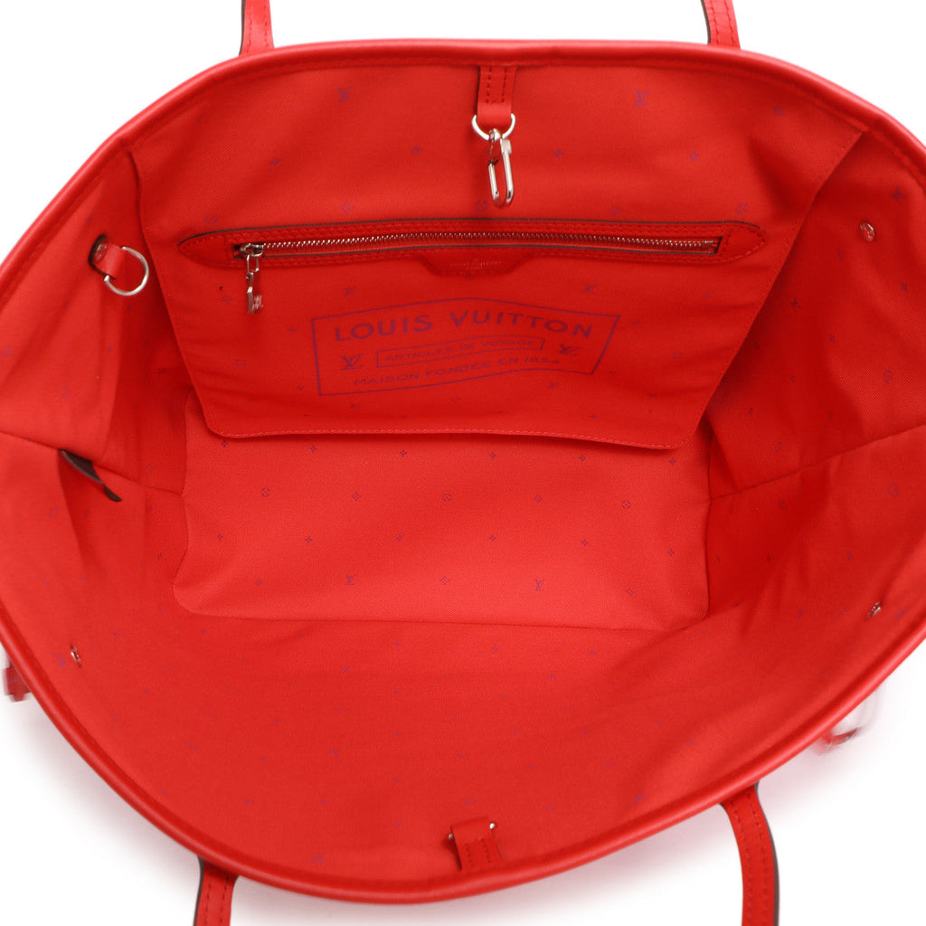 Louis Vuitton Monogram Rouge Escale Neverfull MM