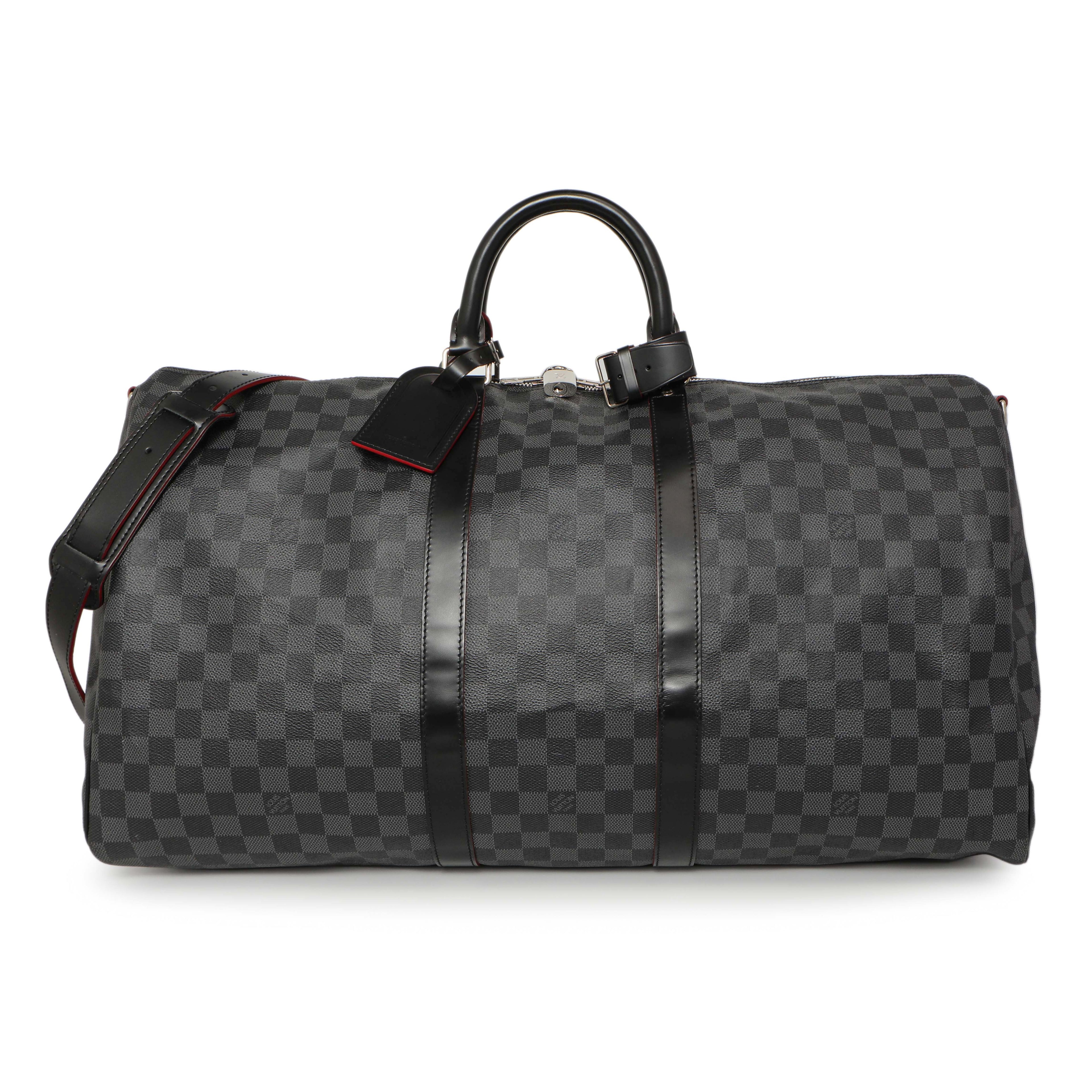 Louis Vuitton Damier Graphite Keepall 55 Bandouliere