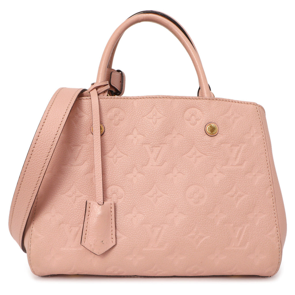 Louis Vuitton Rose Poudre Empreinte Montaigne BB