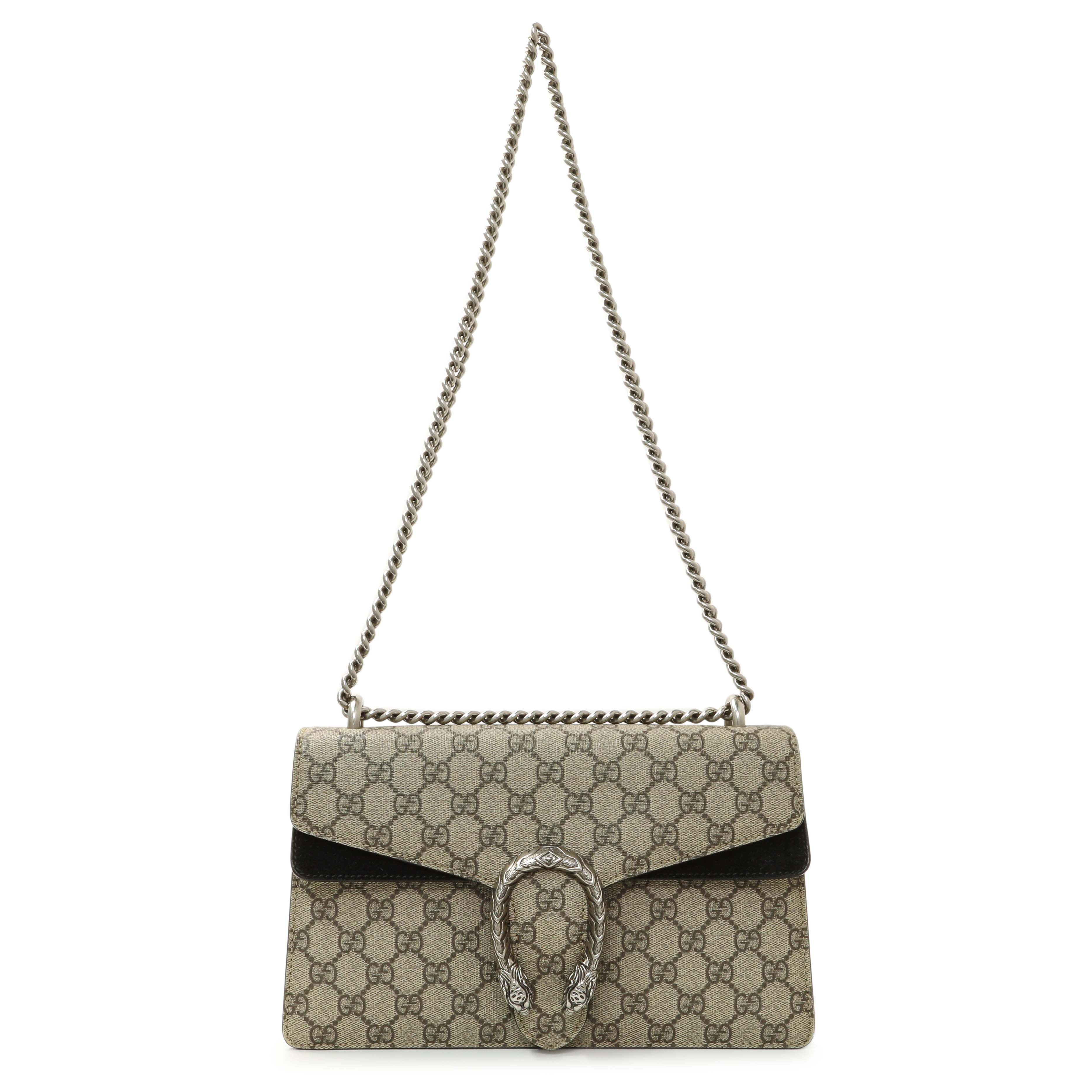 Gucci GG Supreme Monogram Small Dionysus Shoulder Bag