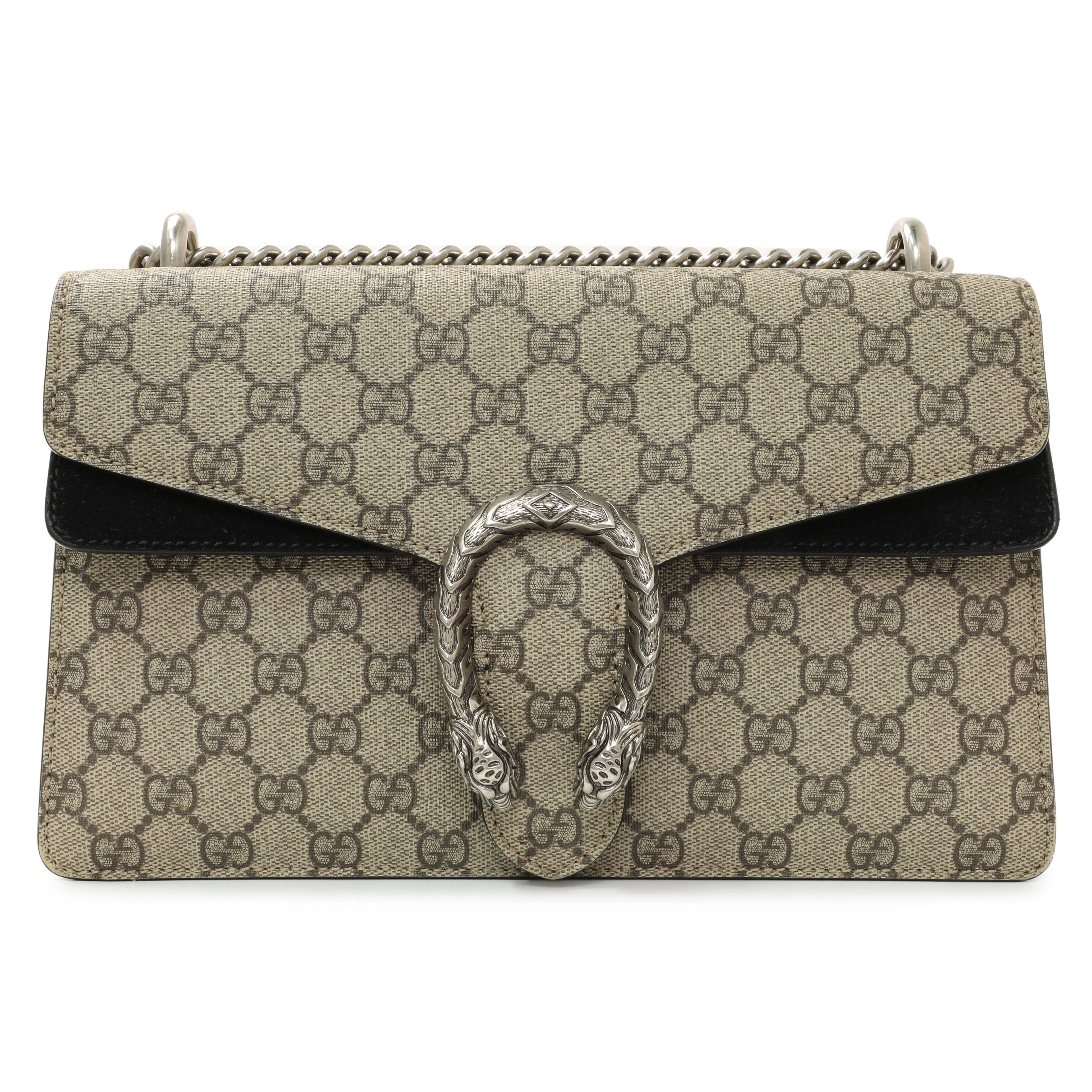 Gucci GG Supreme Monogram Small Dionysus Shoulder Bag