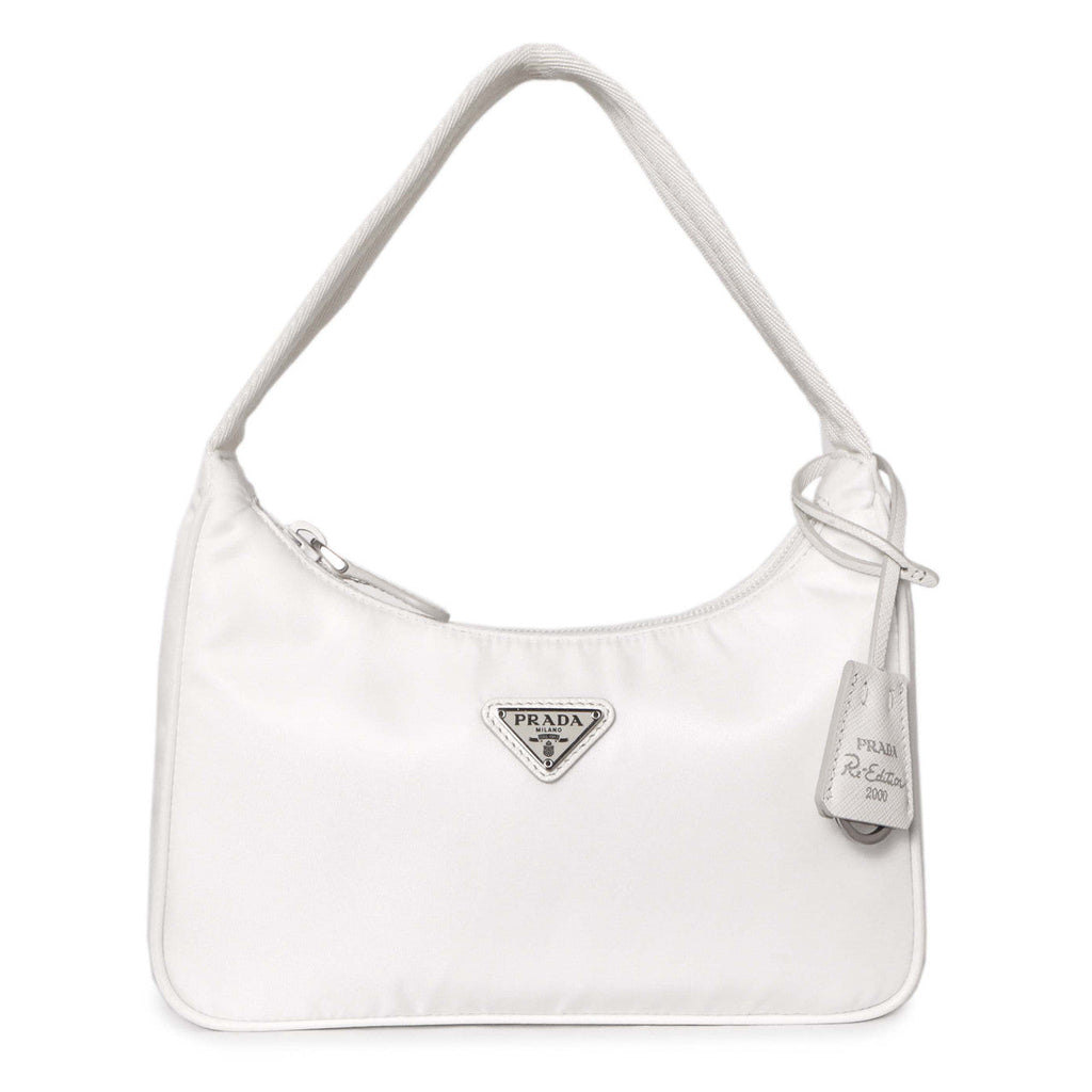 Prada Bianco Re-Nylon Mini Re-Edition 2000