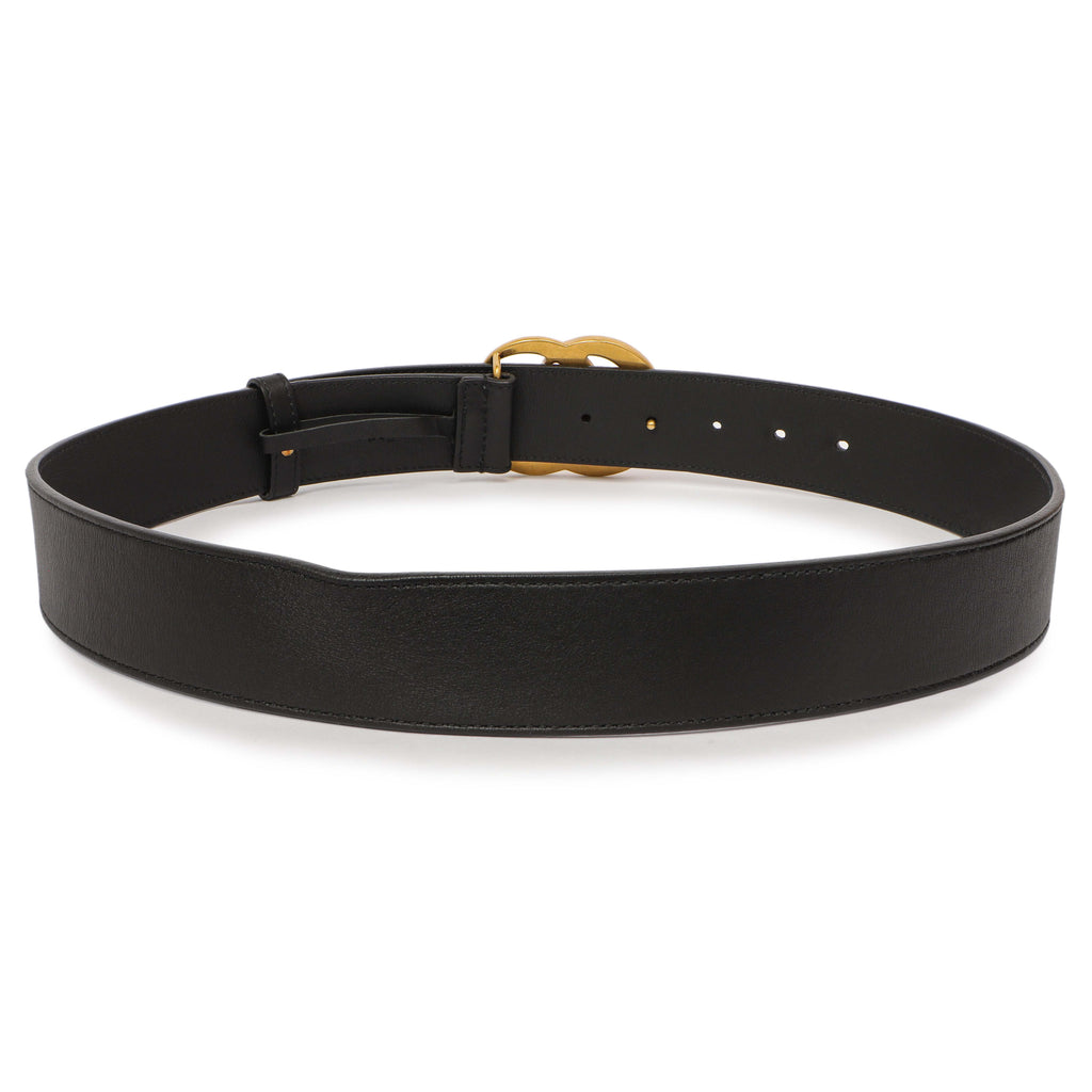 Gucci Black Calfskin Double G 40mm Belt