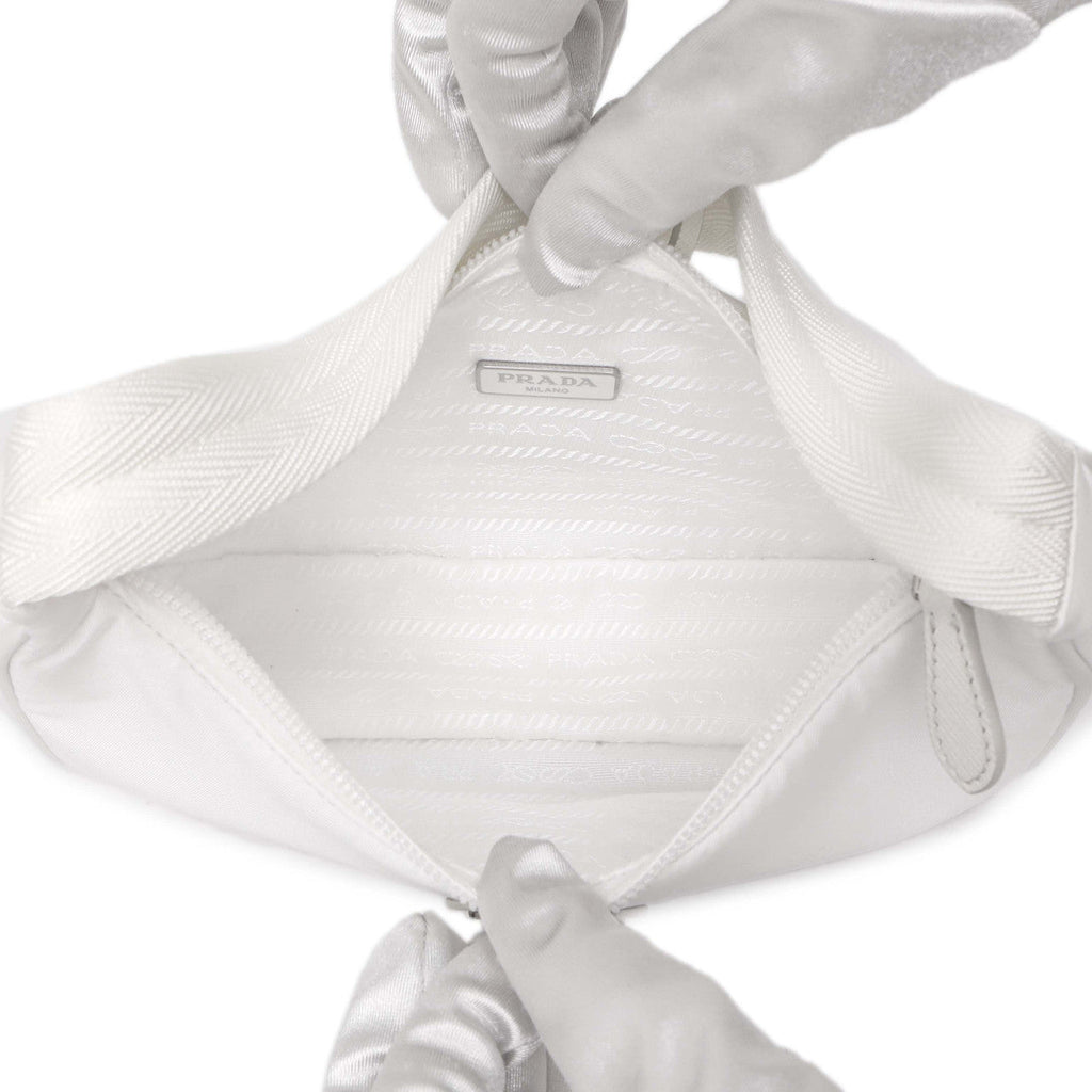 Prada Bianco Re-Nylon Mini Re-Edition 2000