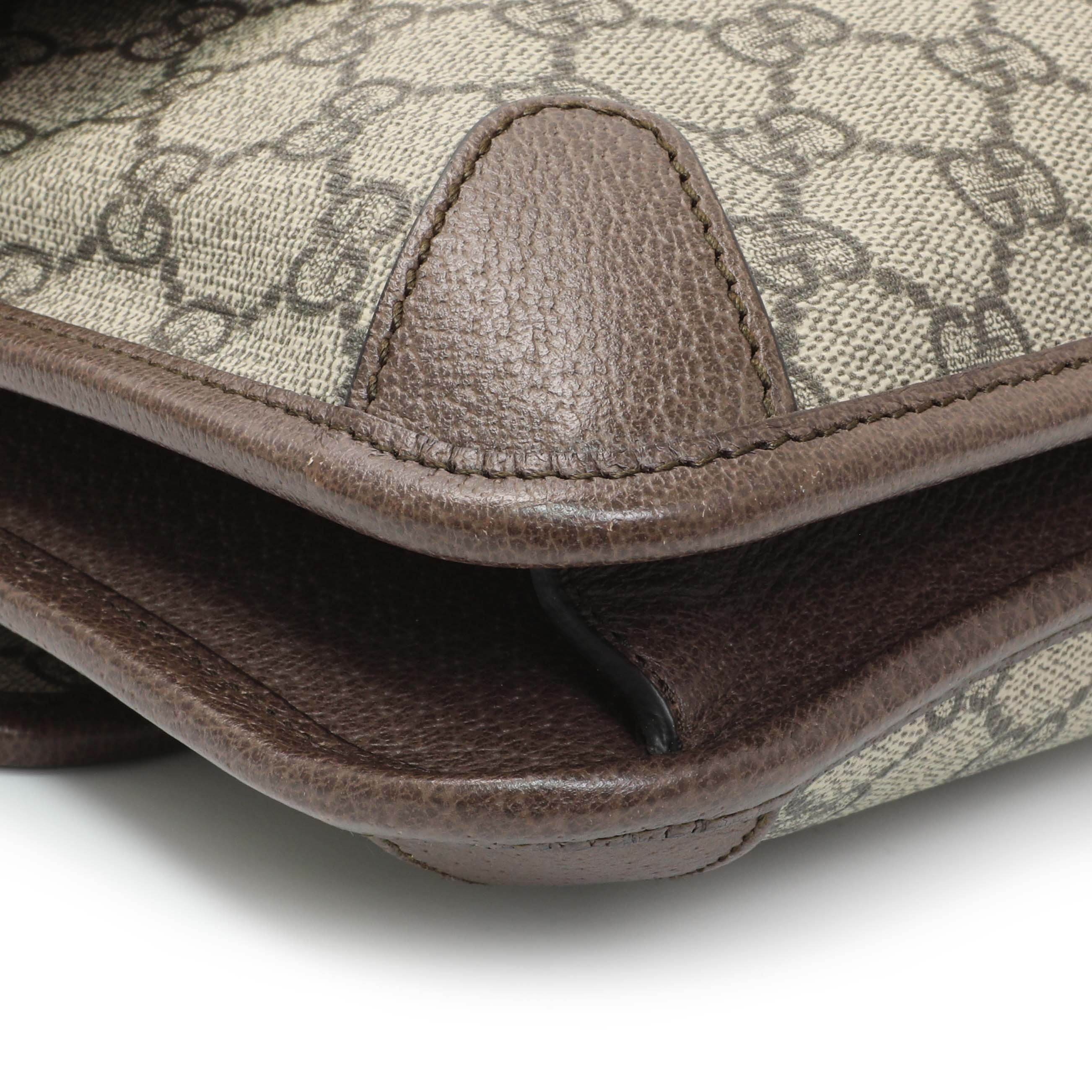 Gucci GG Supreme Monogram Web Neo Vintage Messenger Bag