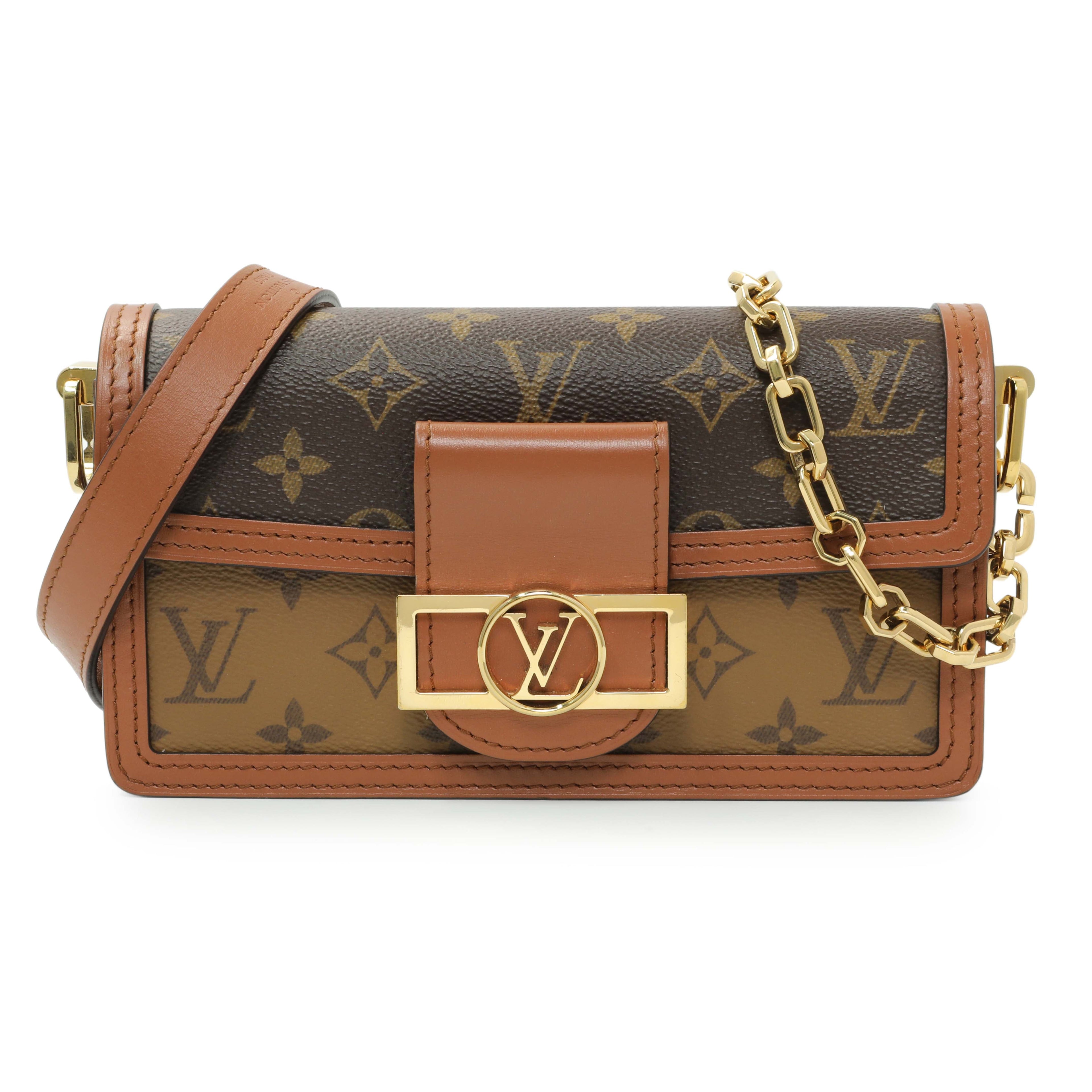 Louis Vuitton Reverse Monogram Dauphine Mini East West