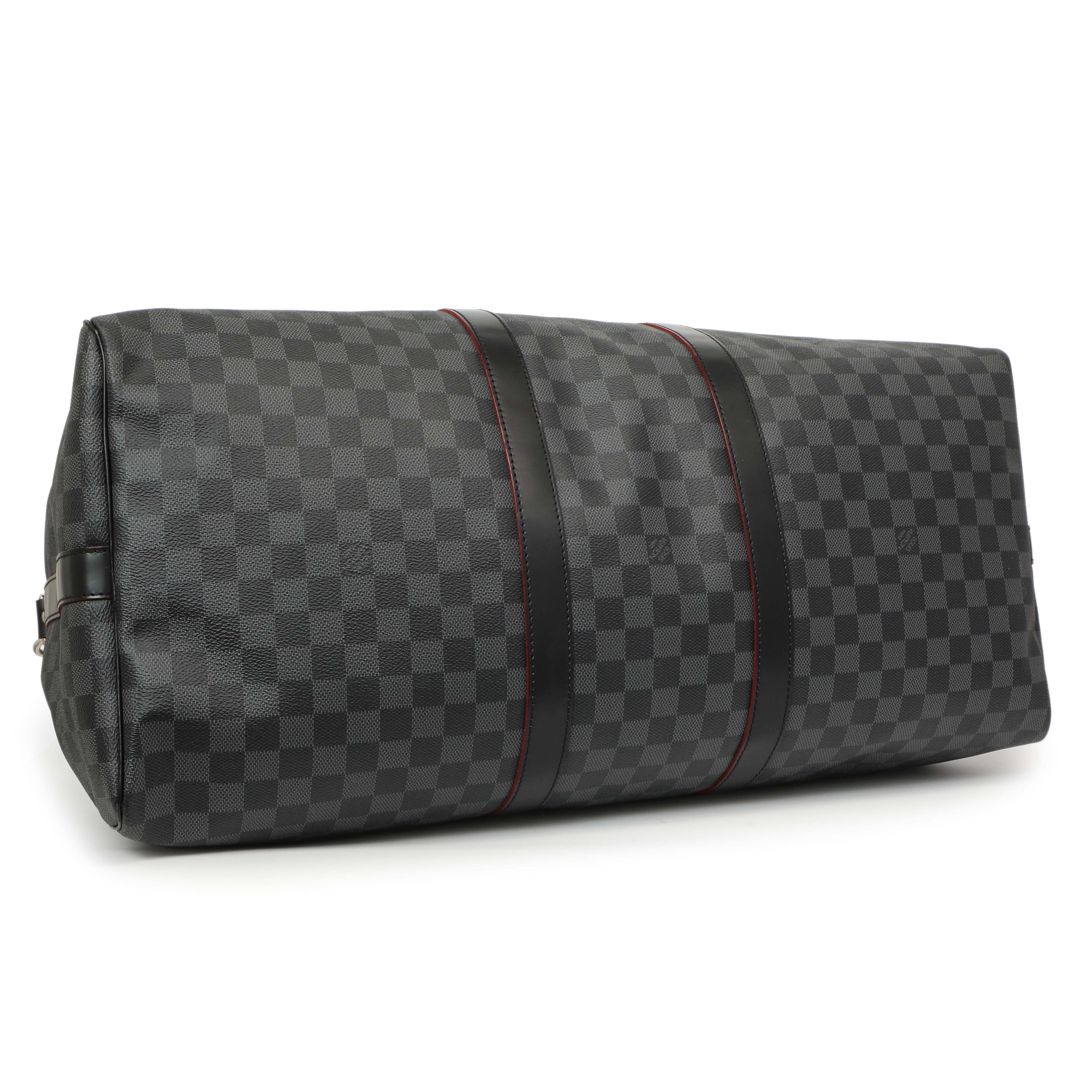 Louis Vuitton Damier Graphite Keepall 55 Bandouliere