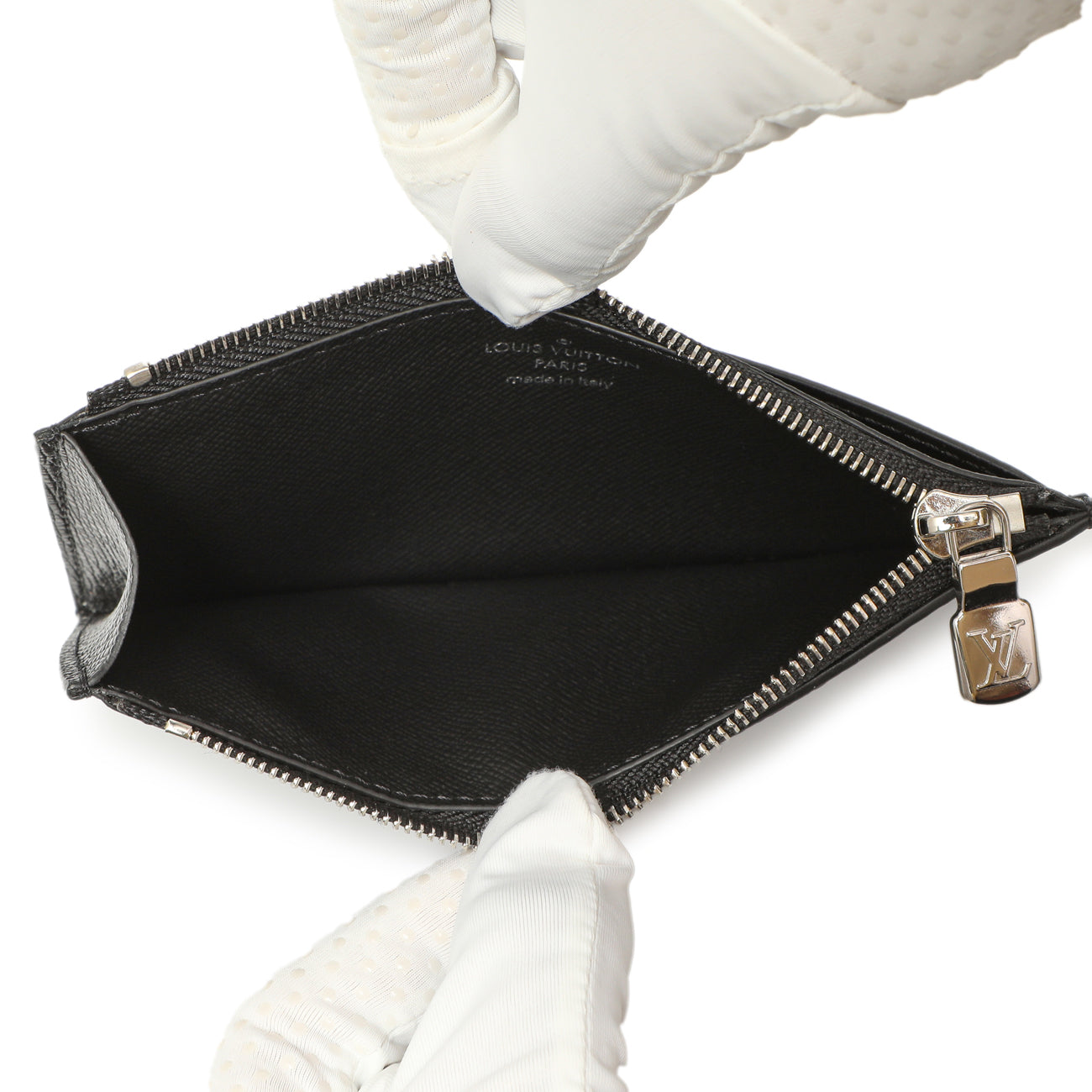 Louis Vuitton Monogram Eclipse Taiga Coin Card Holder