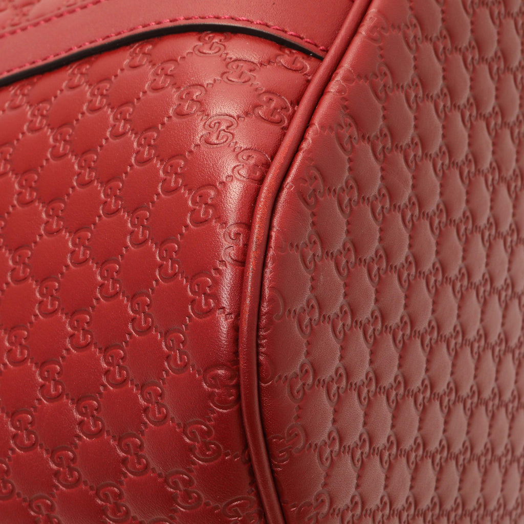 Gucci Burgundy Soft Microguccissima Medium Dome Bag