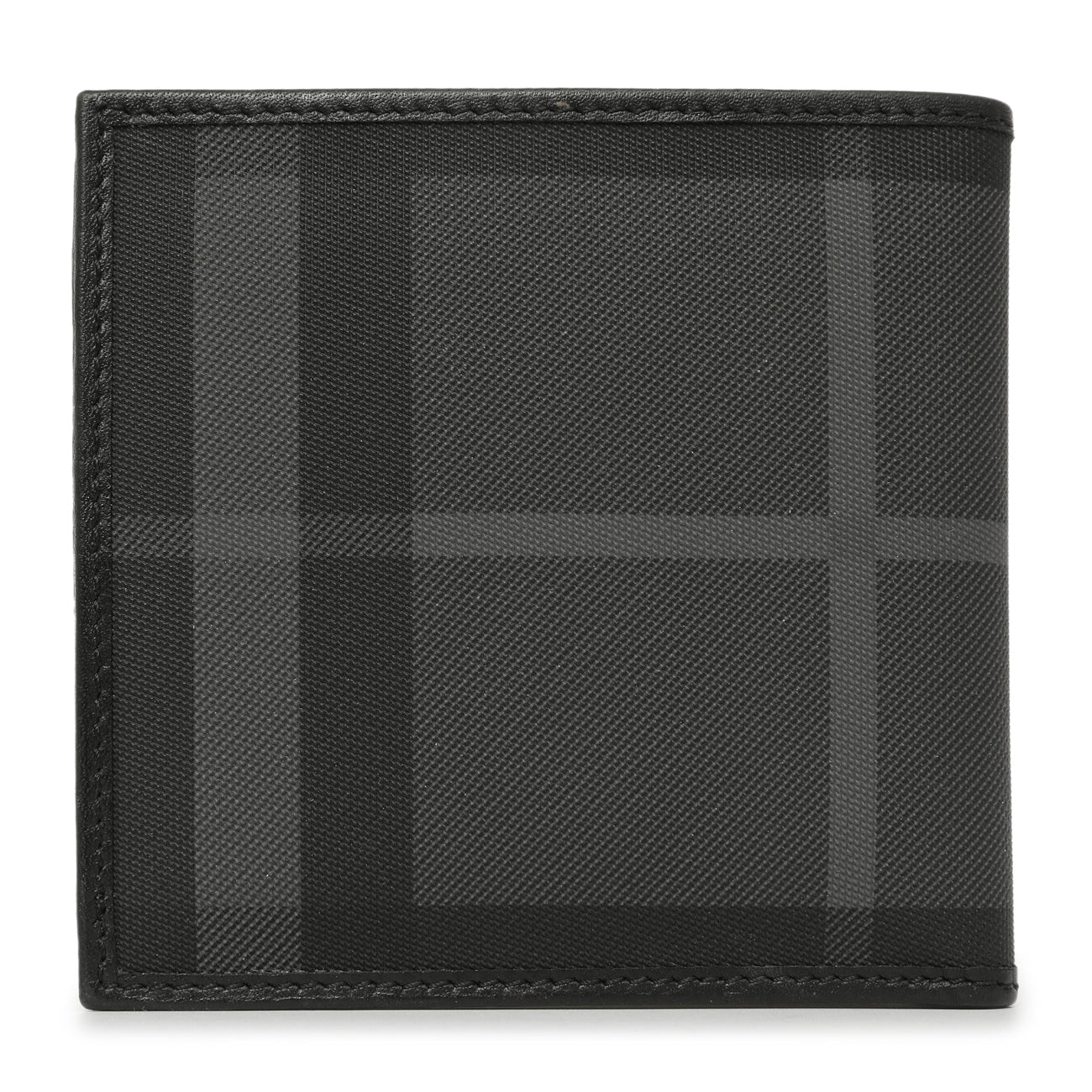 Burberry Charcoal Check Bifold Wallet