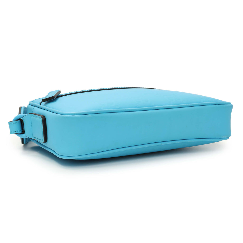 Gucci Rubber Effect Calfskin Monogram GG Messenger