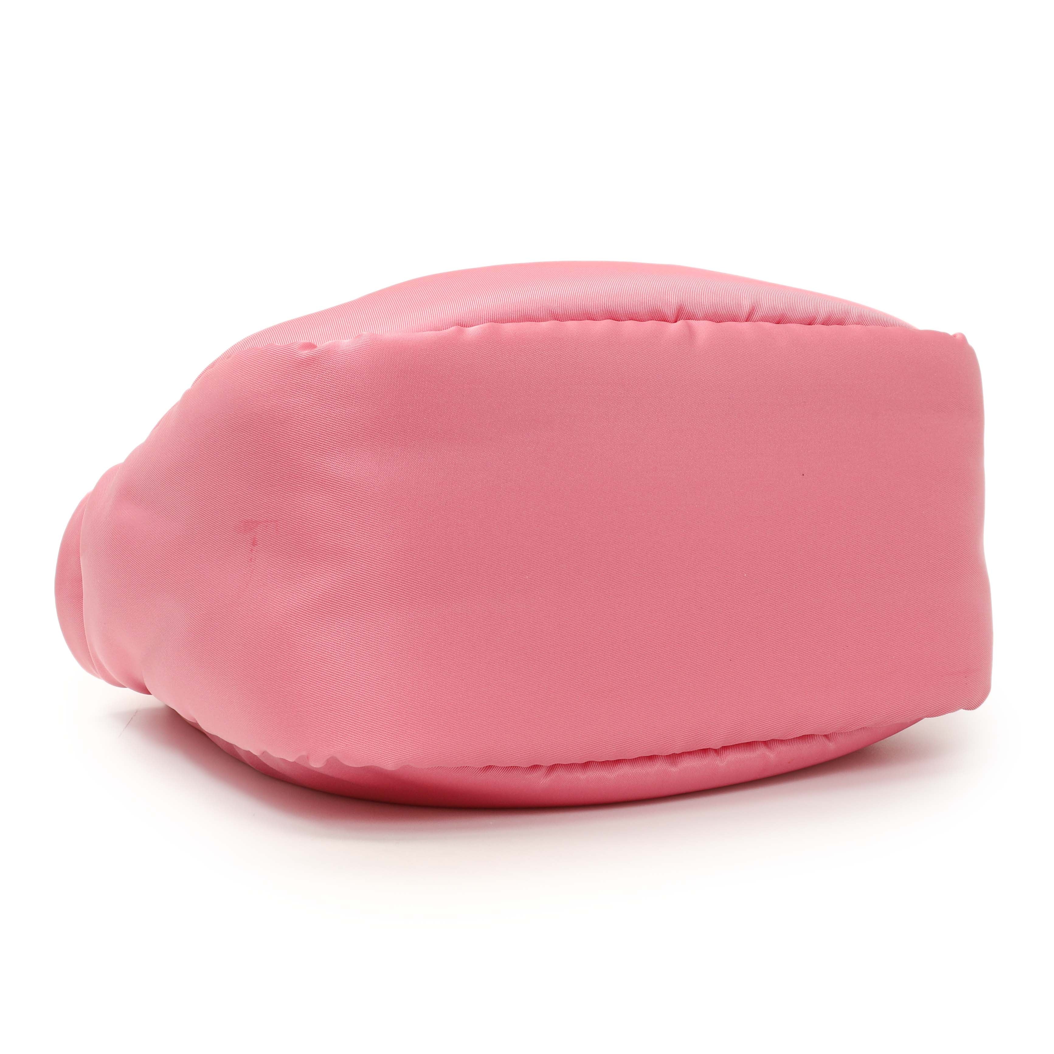 Prada Pink Re-Nylon Mini Padded Soft Tote