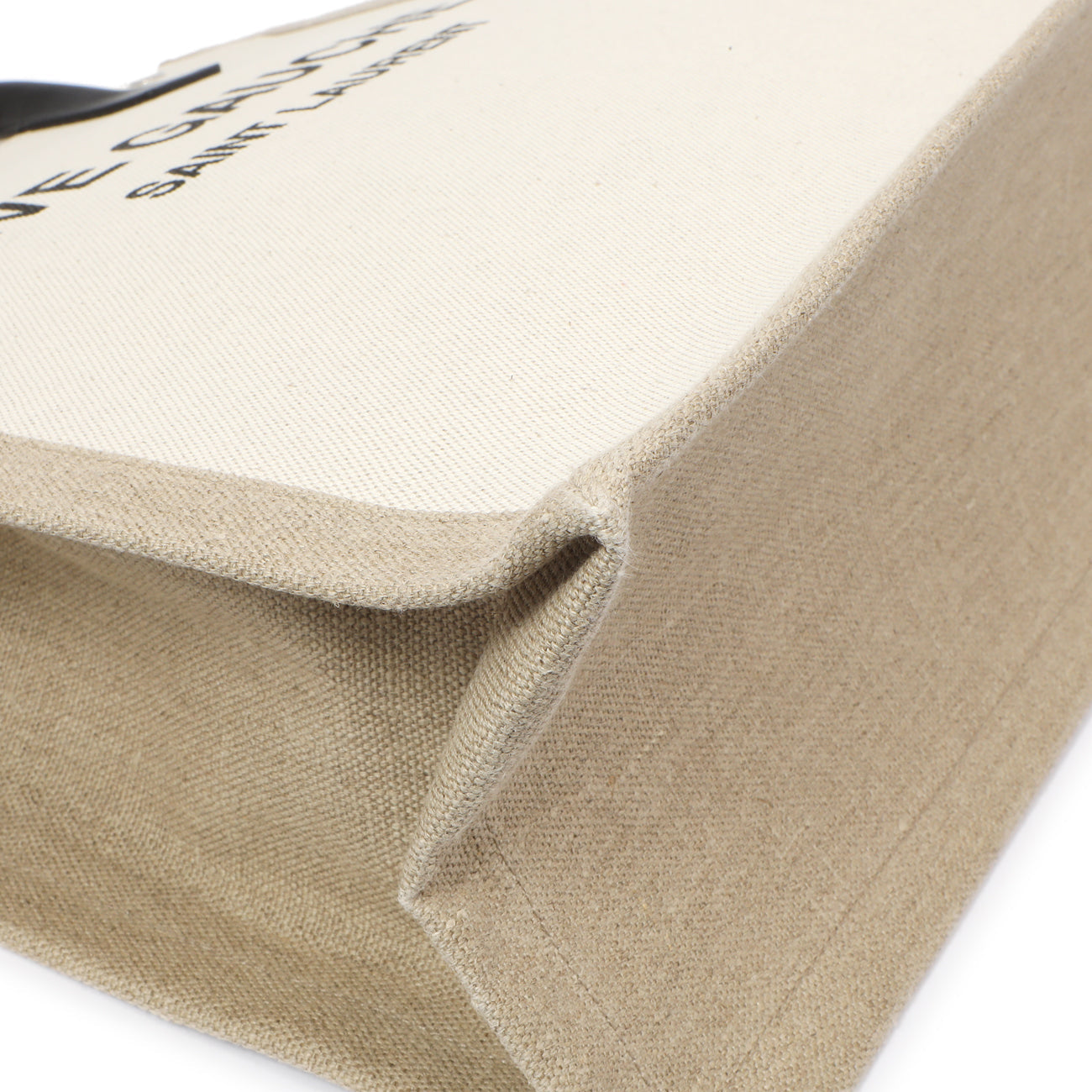 Saint Laurent Linen Rive Gauche North South Tote