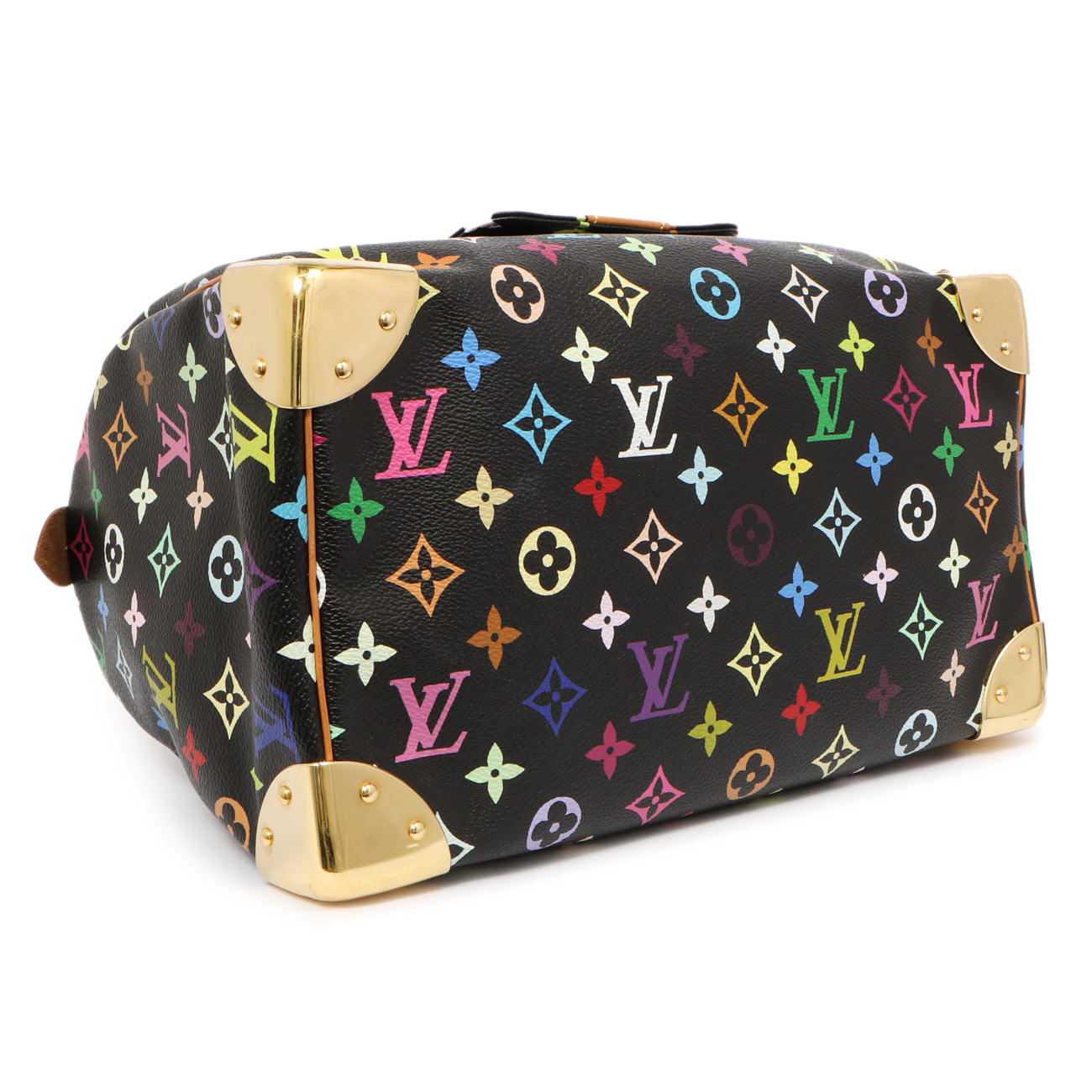Louis Vuitton Black Monogram Multicolor Speedy 30