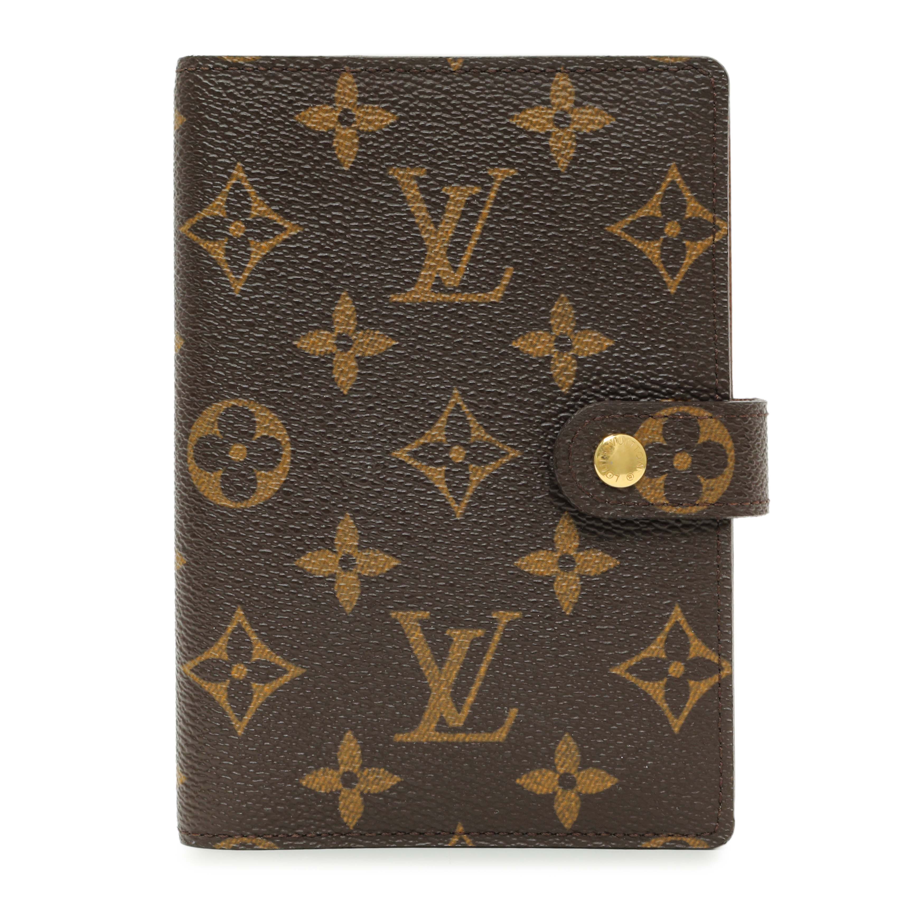 Louis Vuitton Monogram Small Ring Agenda Cover