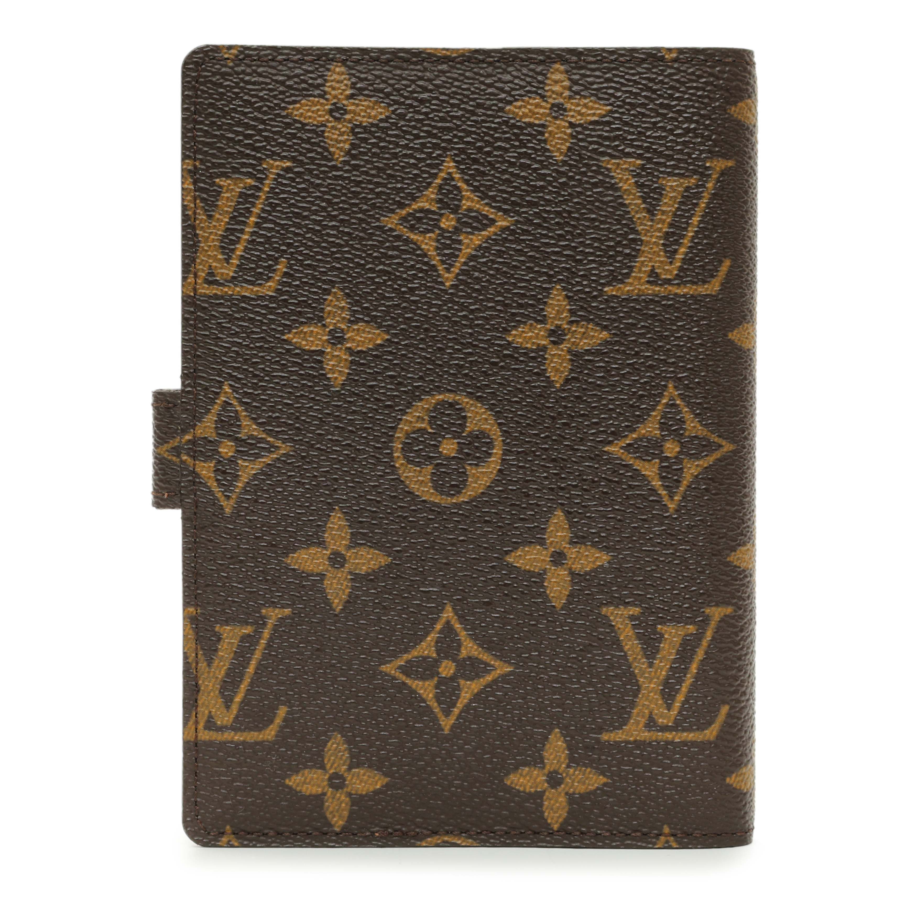 Louis Vuitton Monogram Small Ring Agenda Cover