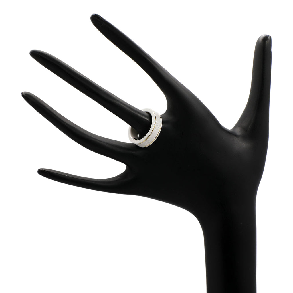 Gucci 18K Yellow Gold Zirconia Icon Ring