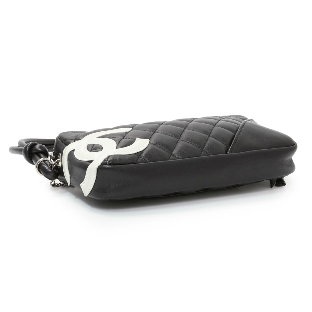 Chanel Black Quilted Calfskin Cambon Pochette