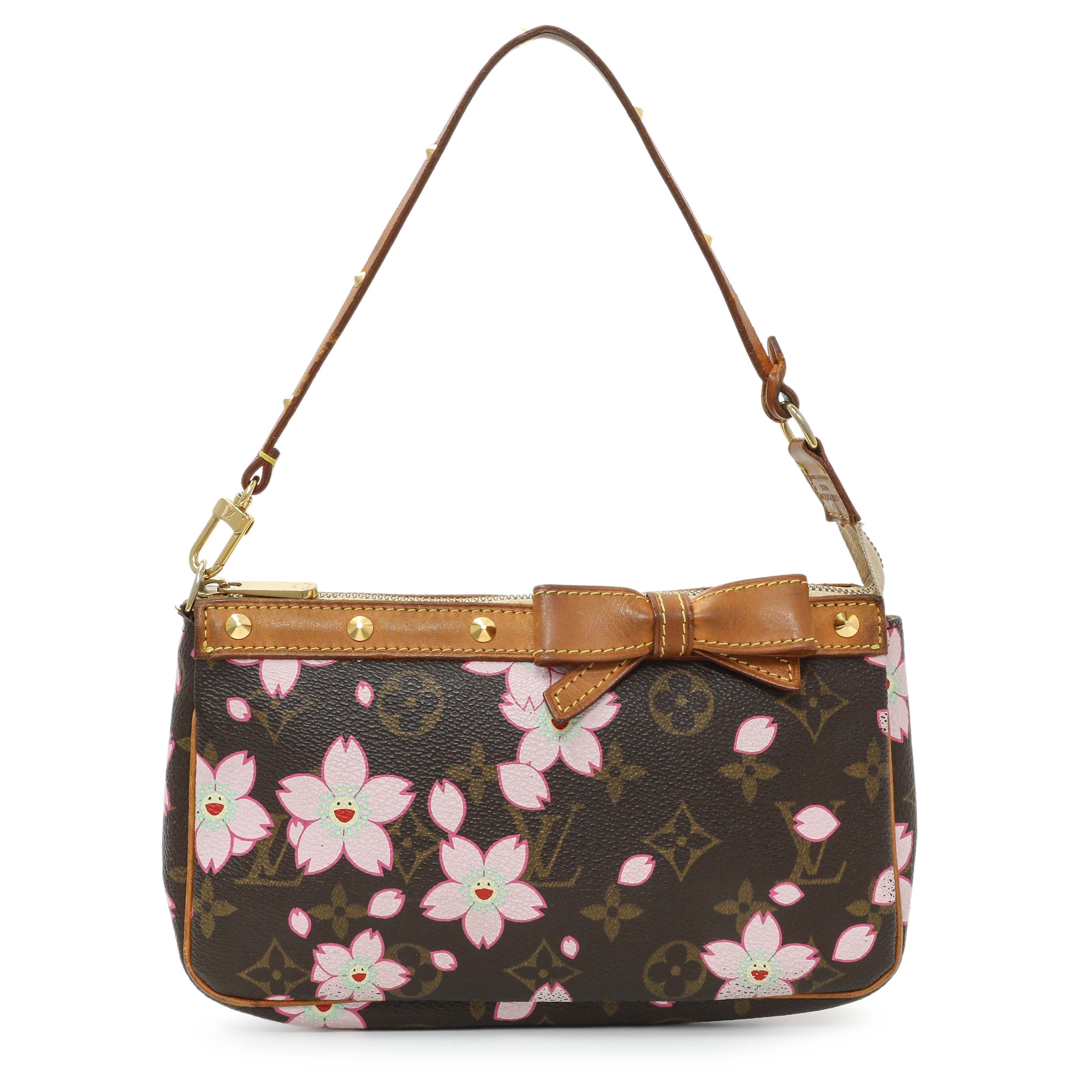 Louis Vuitton Monogram Cherry Blossom Pochette Accessories