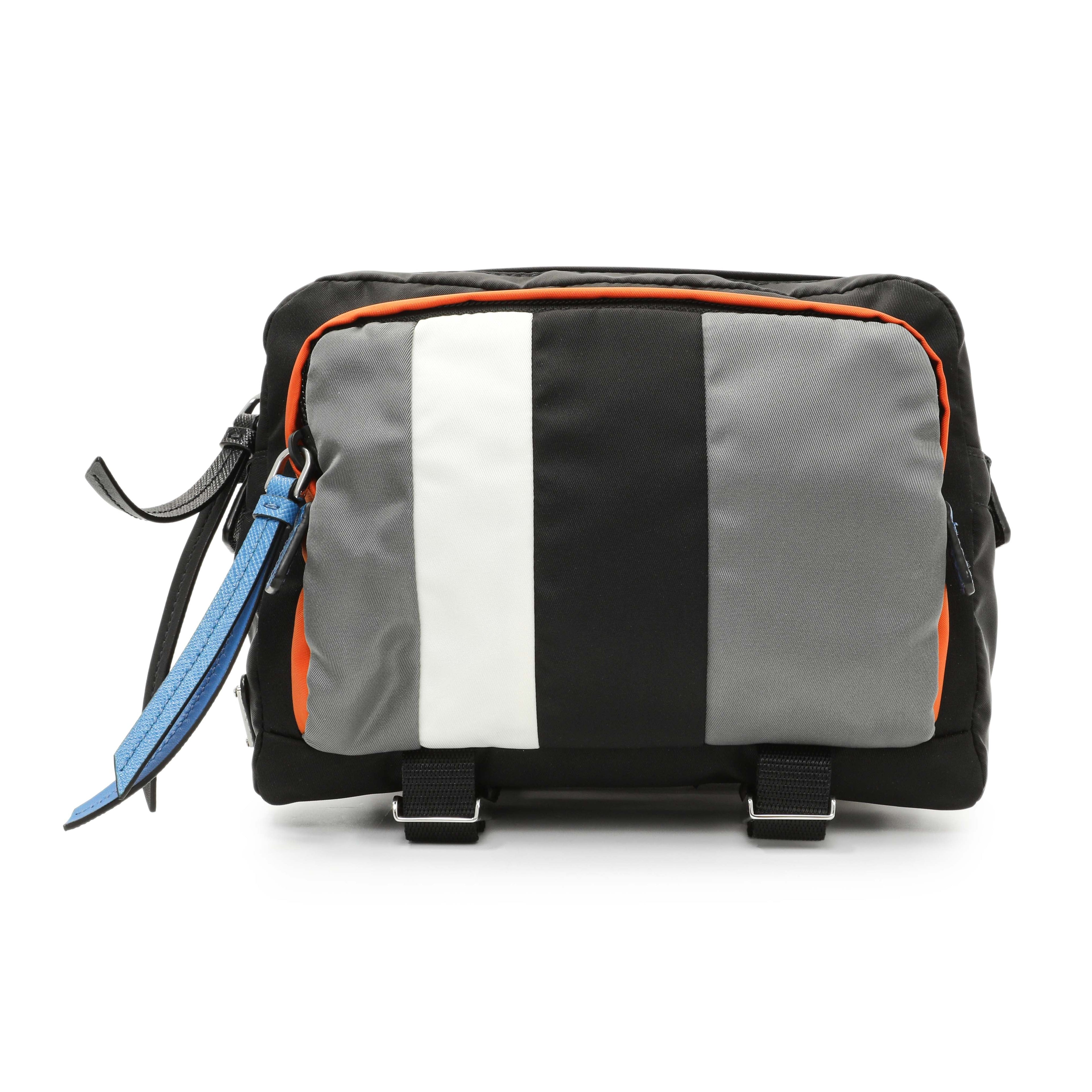 Prada Black Tessuto Nylon Messenger