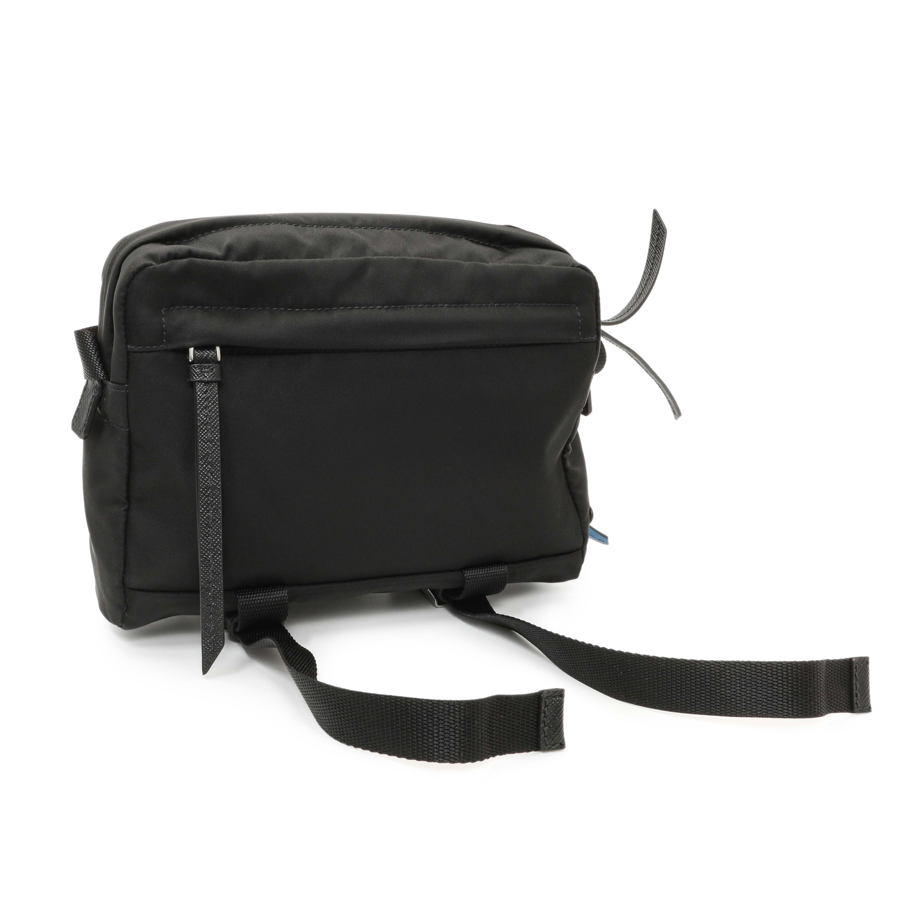 Prada Black Tessuto Nylon Messenger