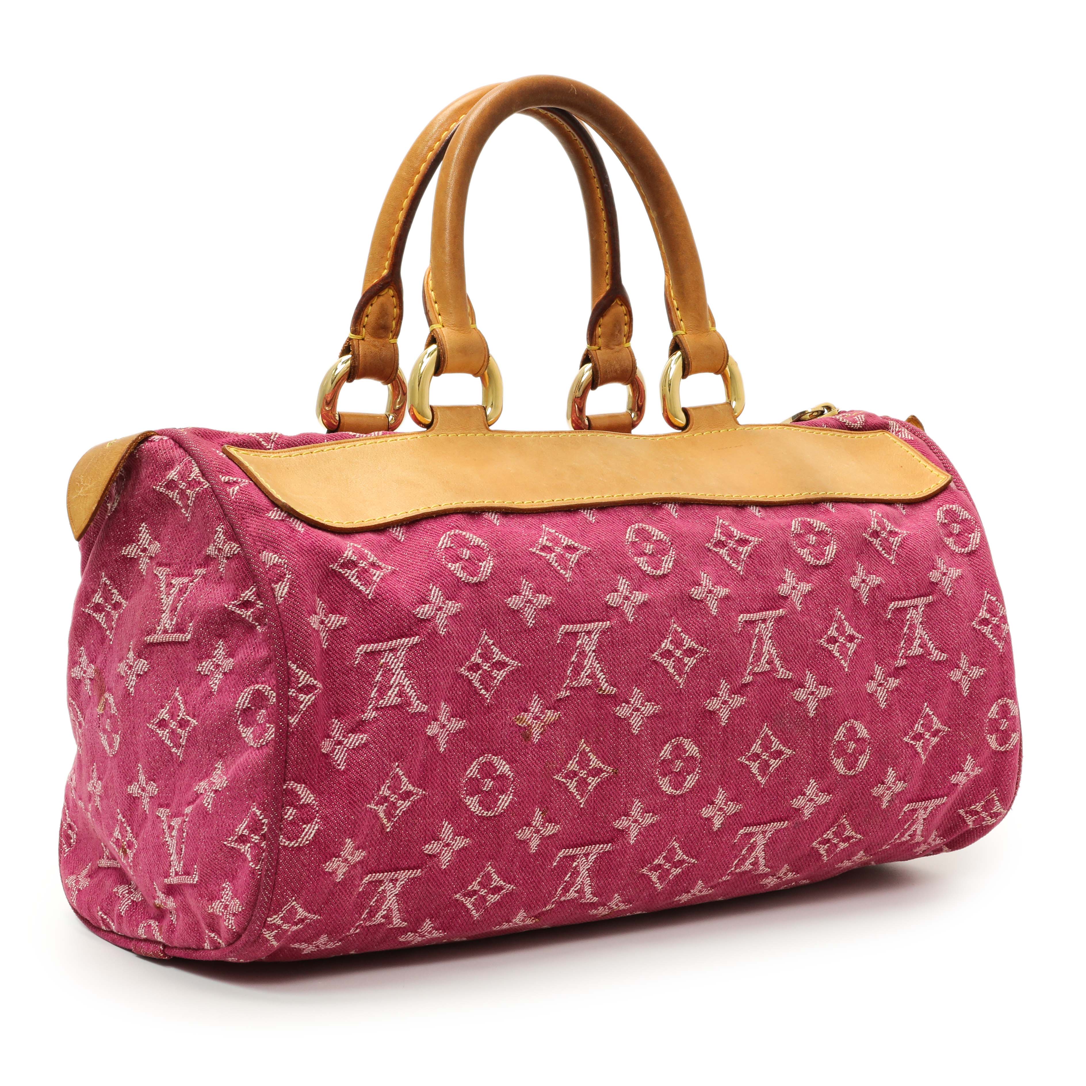 Louis Vuitton Pink Monogram Denim Neo Speedy