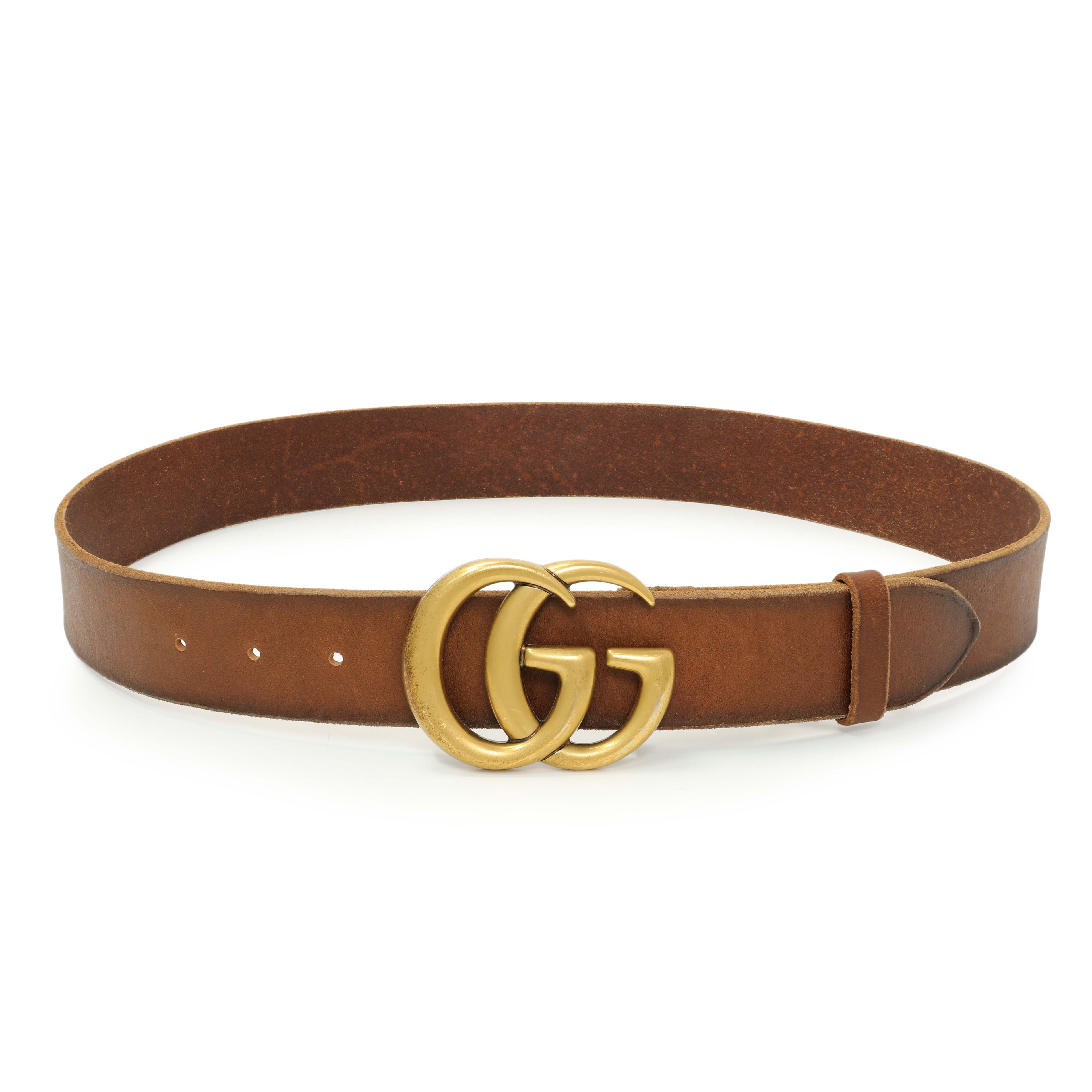 Gucci Faded Calfskin Double G 40mm Belt
