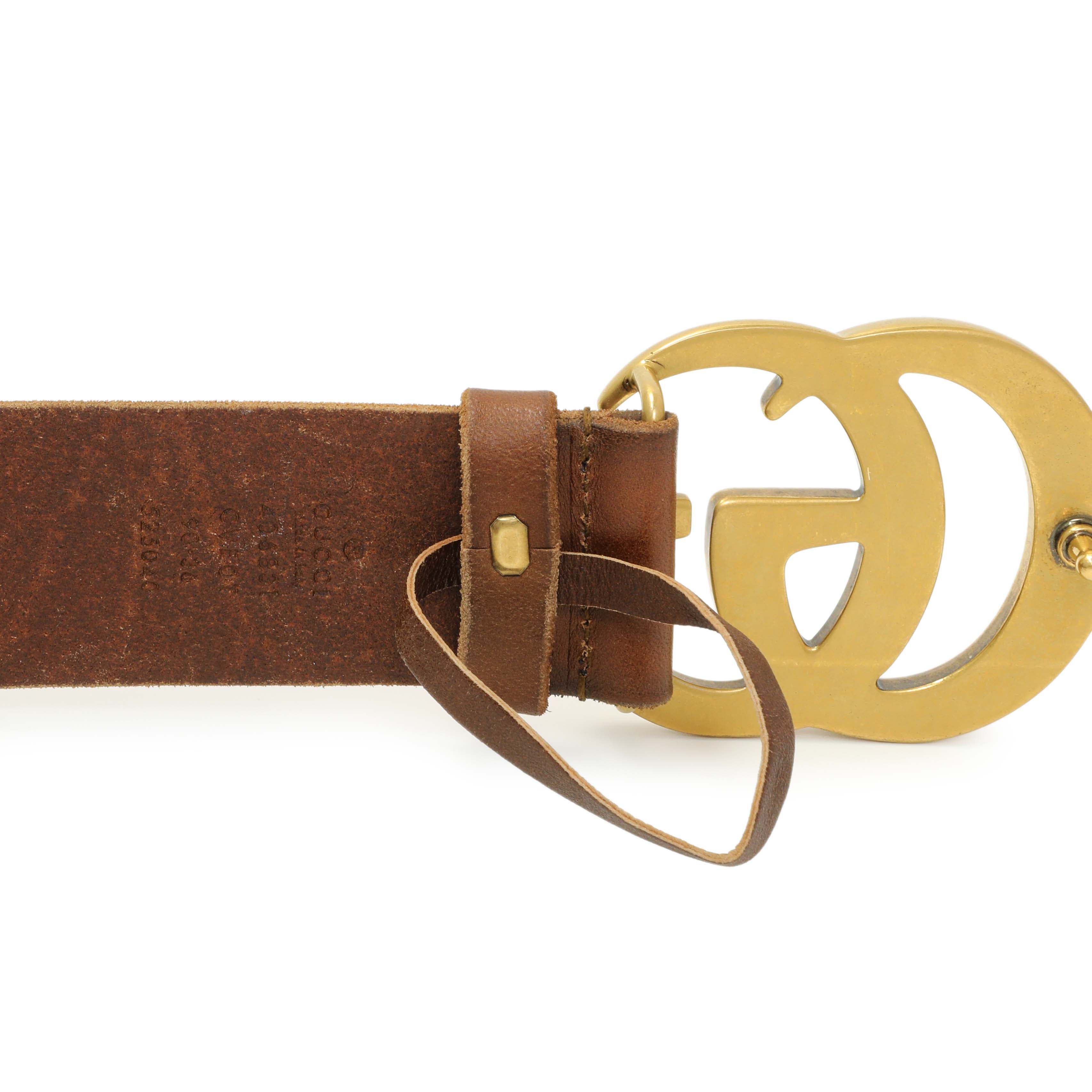 Gucci Faded Calfskin Double G 40mm Belt