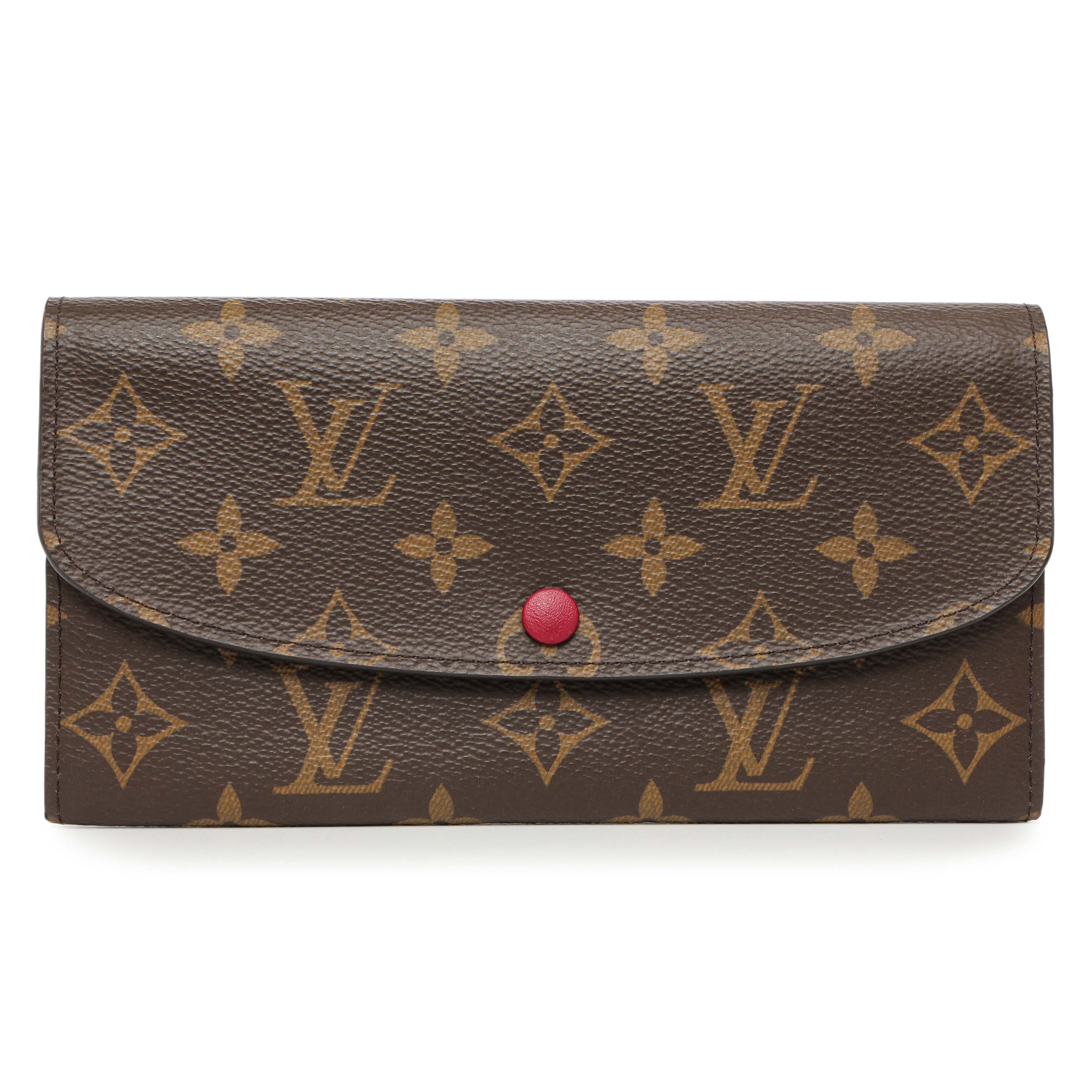 Louis Vuitton Monogram Fuchsia Emilie Wallet