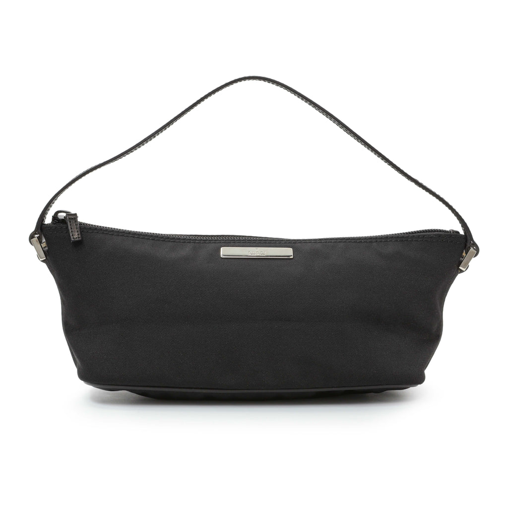 Gucci Black Nylon Boat Pochette
