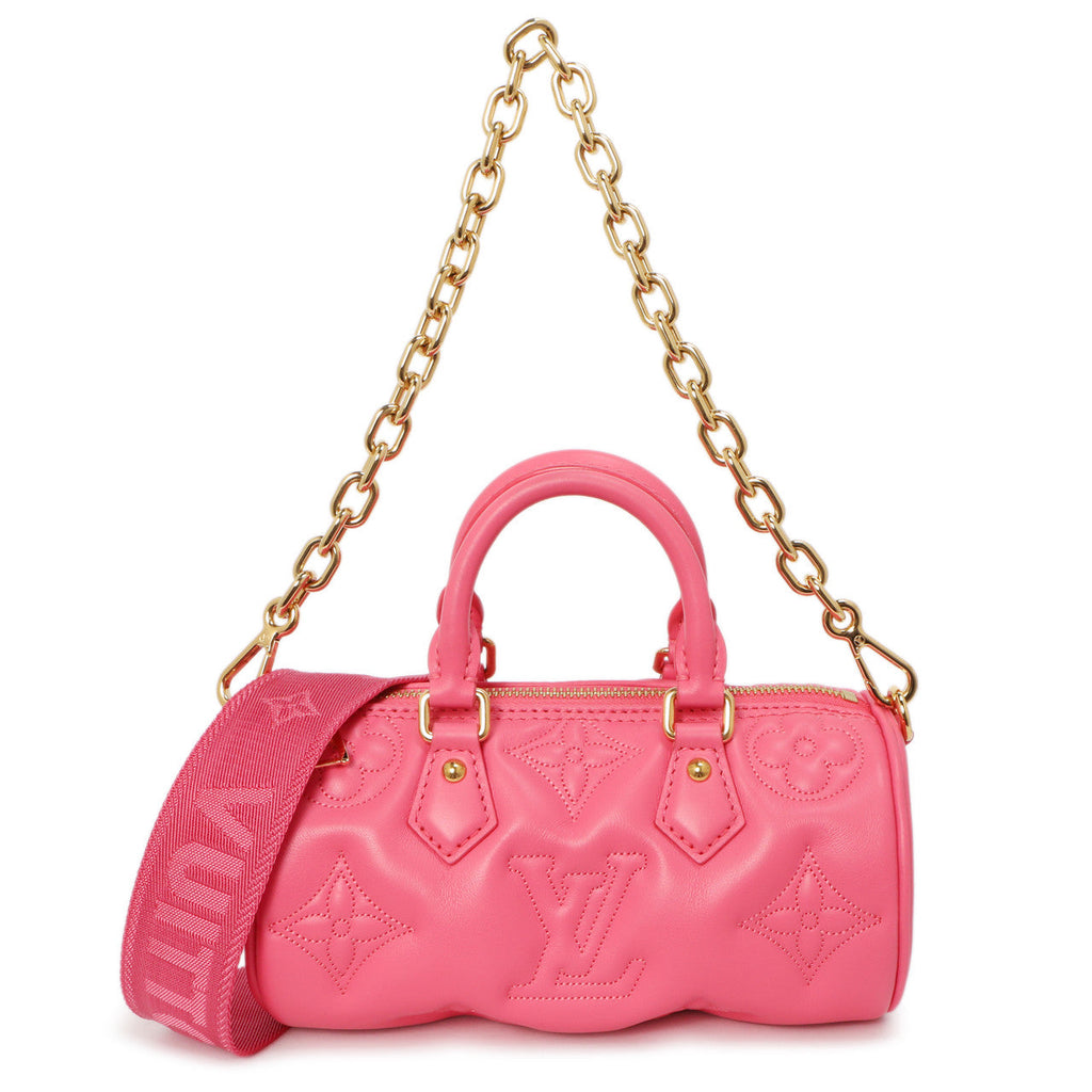 Louis Vuitton Dragon Fruit Calfskin Papillon BB