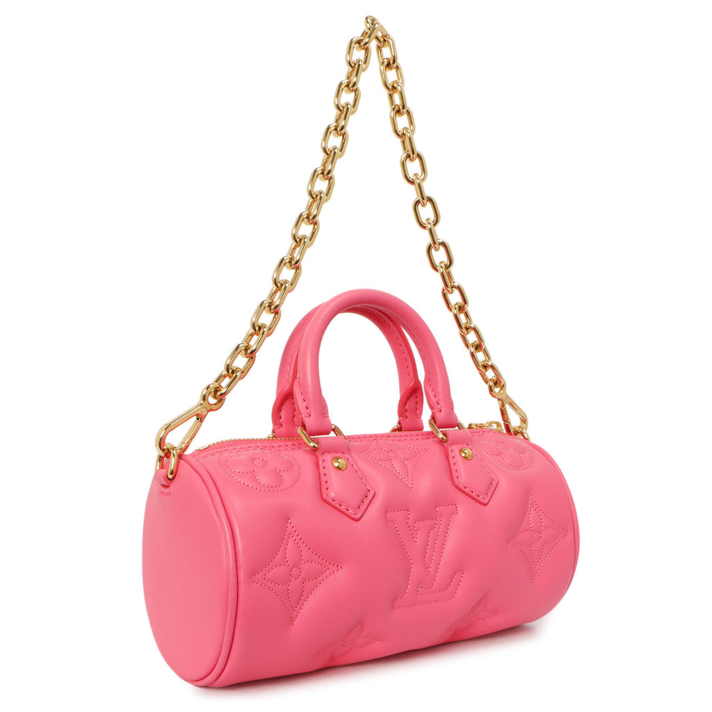 Louis Vuitton Dragon Fruit Calfskin Papillon BB
