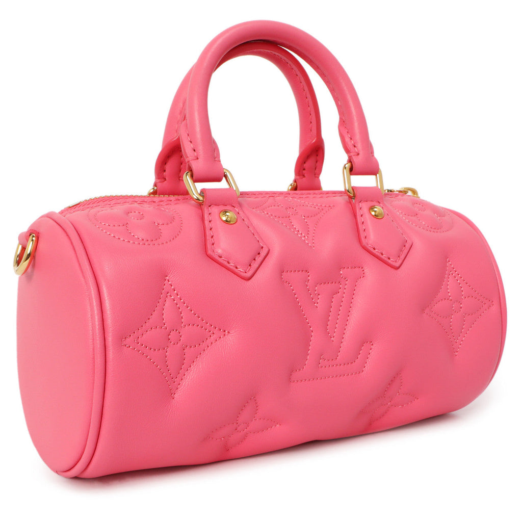 Louis Vuitton Dragon Fruit Calfskin Papillon BB
