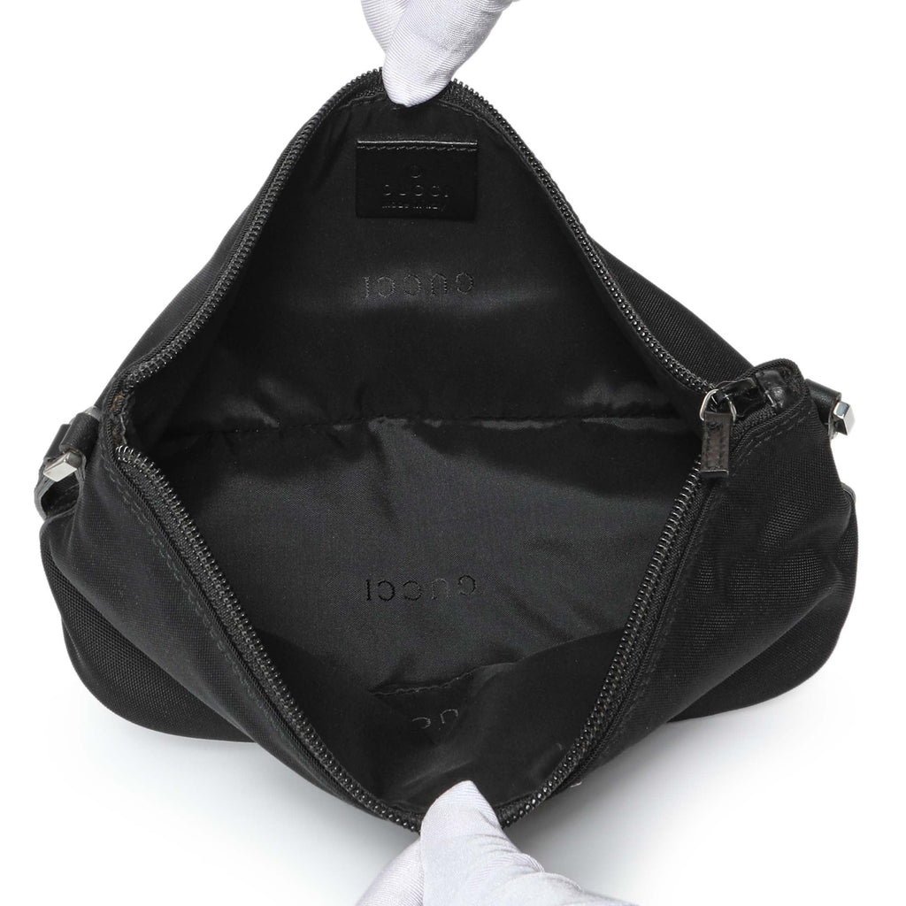 Gucci Black Nylon Boat Pochette