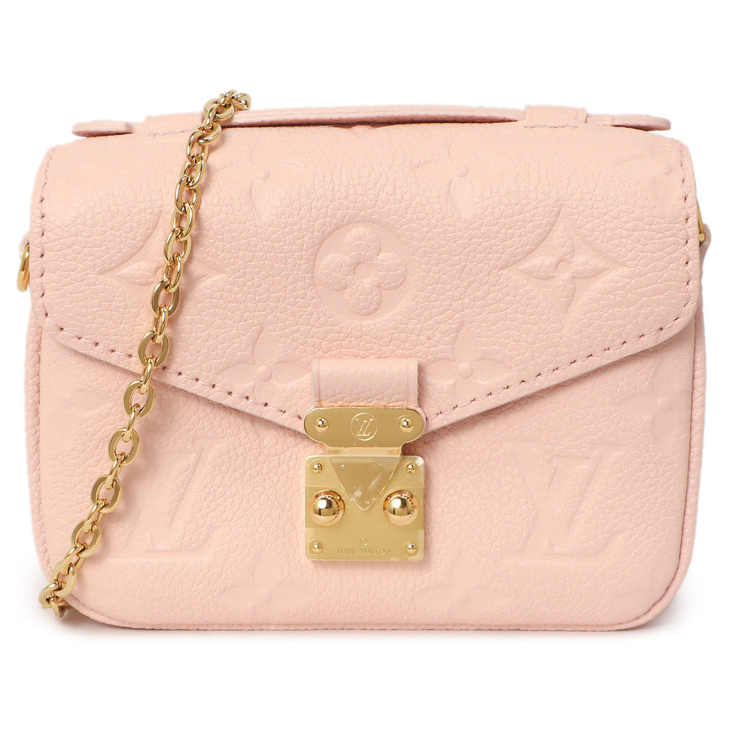 Louis Vuitton Pink Empreinte Micro Metis