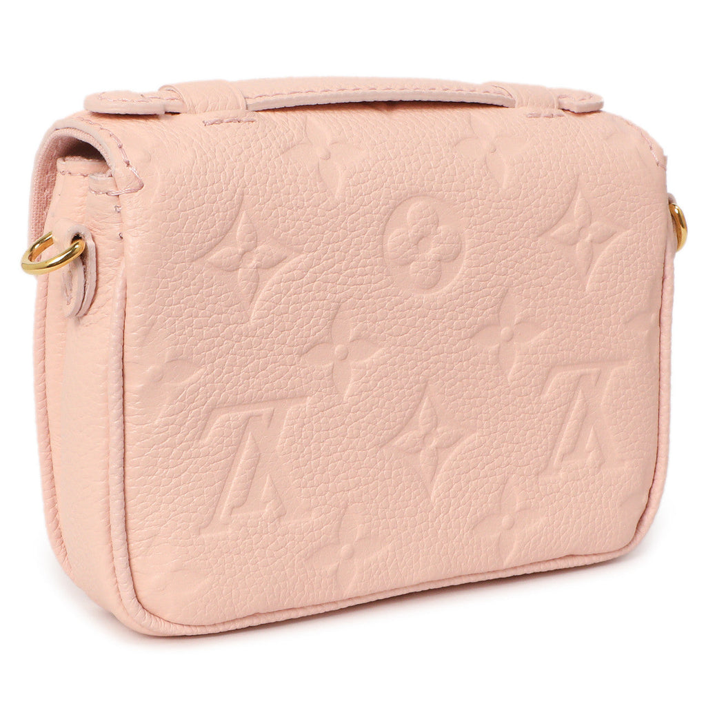 Louis Vuitton Pink Empreinte Micro Metis