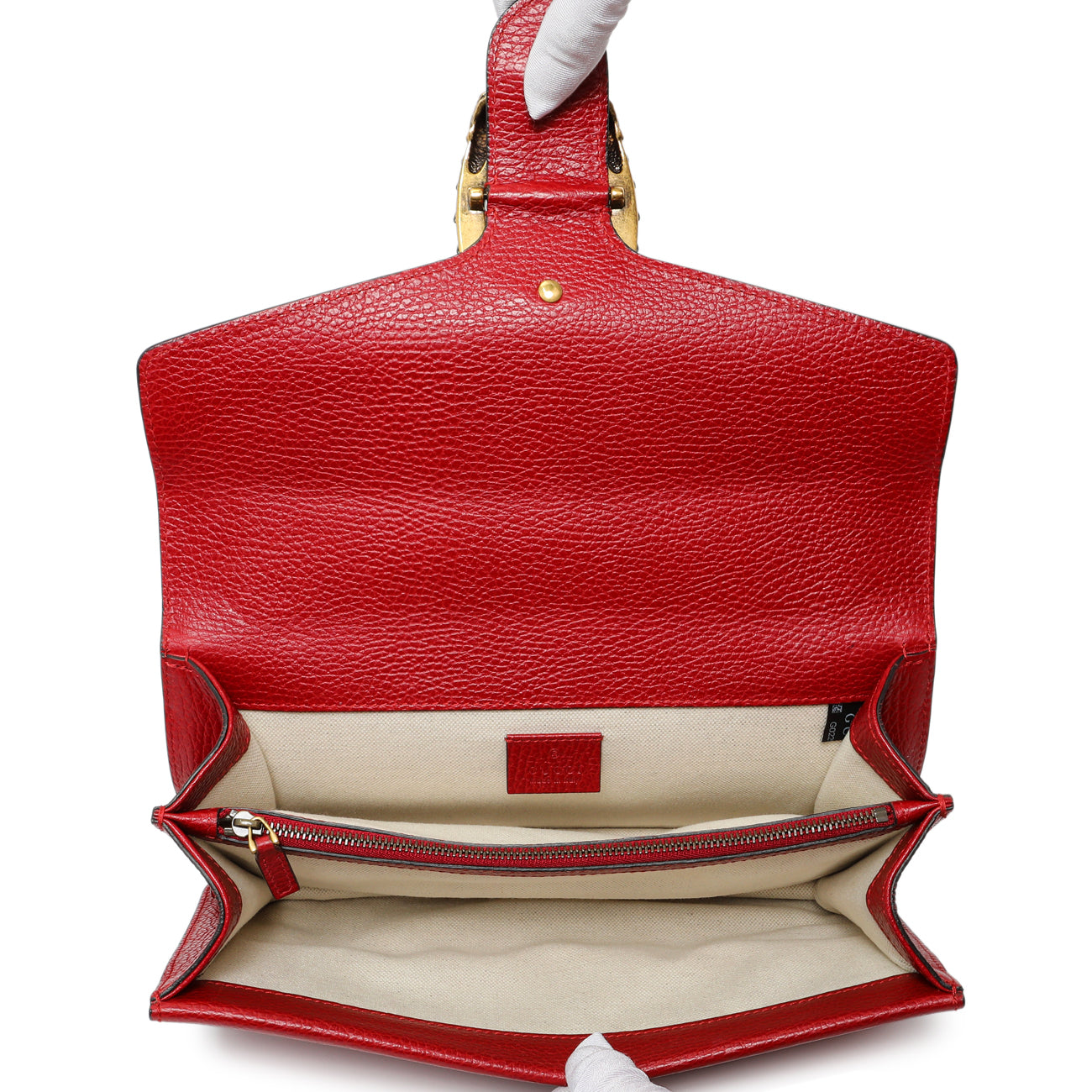 Gucci Red Calfskin Small Dionysus Shoulder Bag