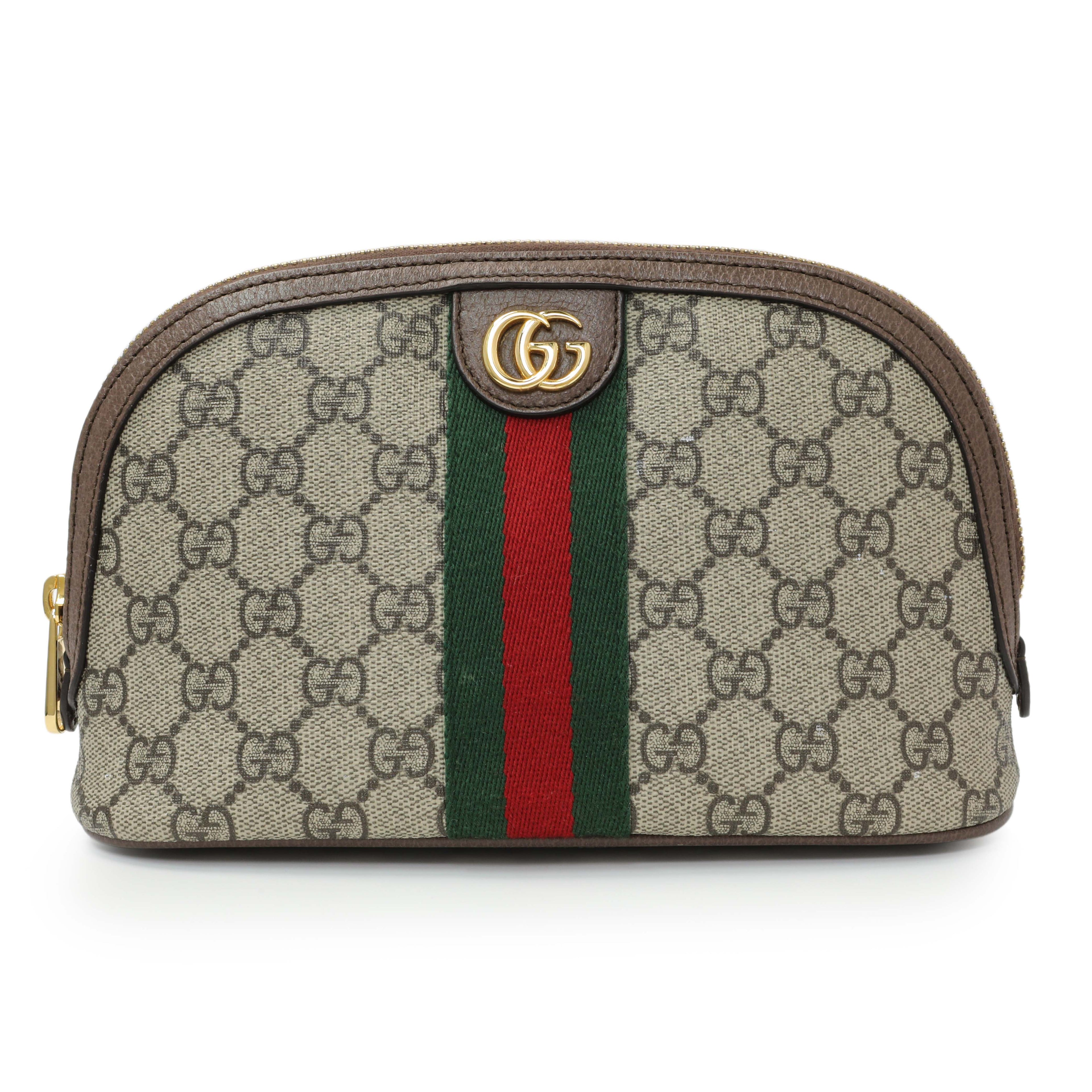 Gucci GG Supreme Monogram Ophidia Cosmetic Case