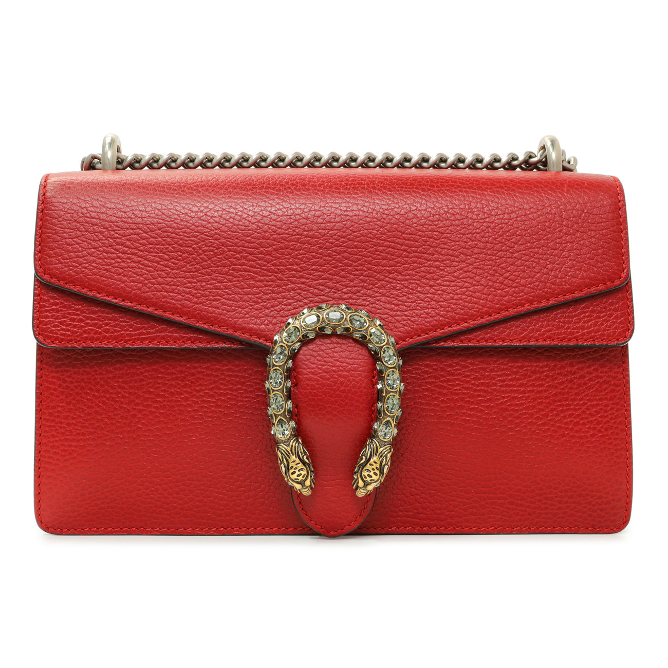 Gucci Red Calfskin Small Dionysus Shoulder Bag